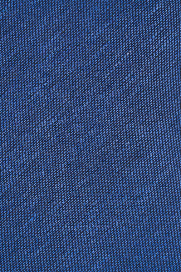 Canali - Medium Blue Linen & Cotton Necktie