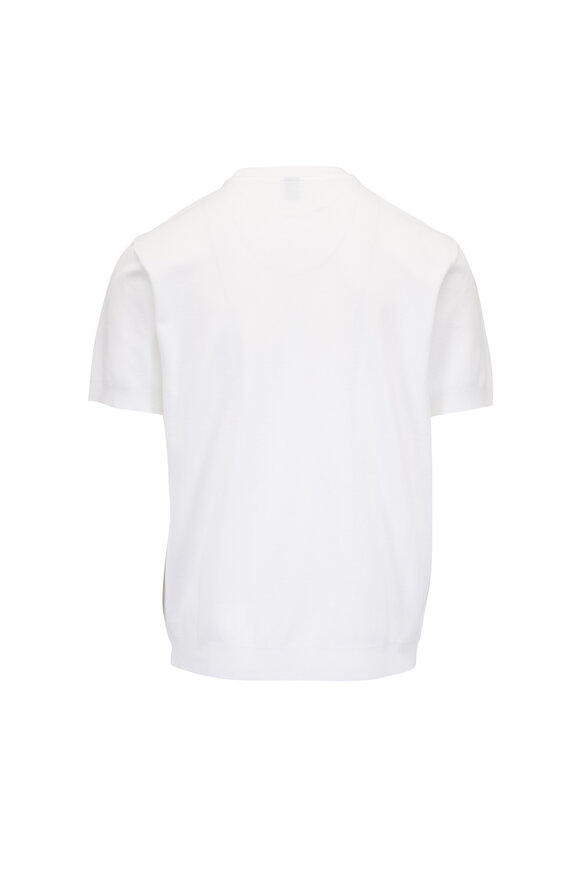 WAHTS White Cotton Pique T-Shirt - view 2