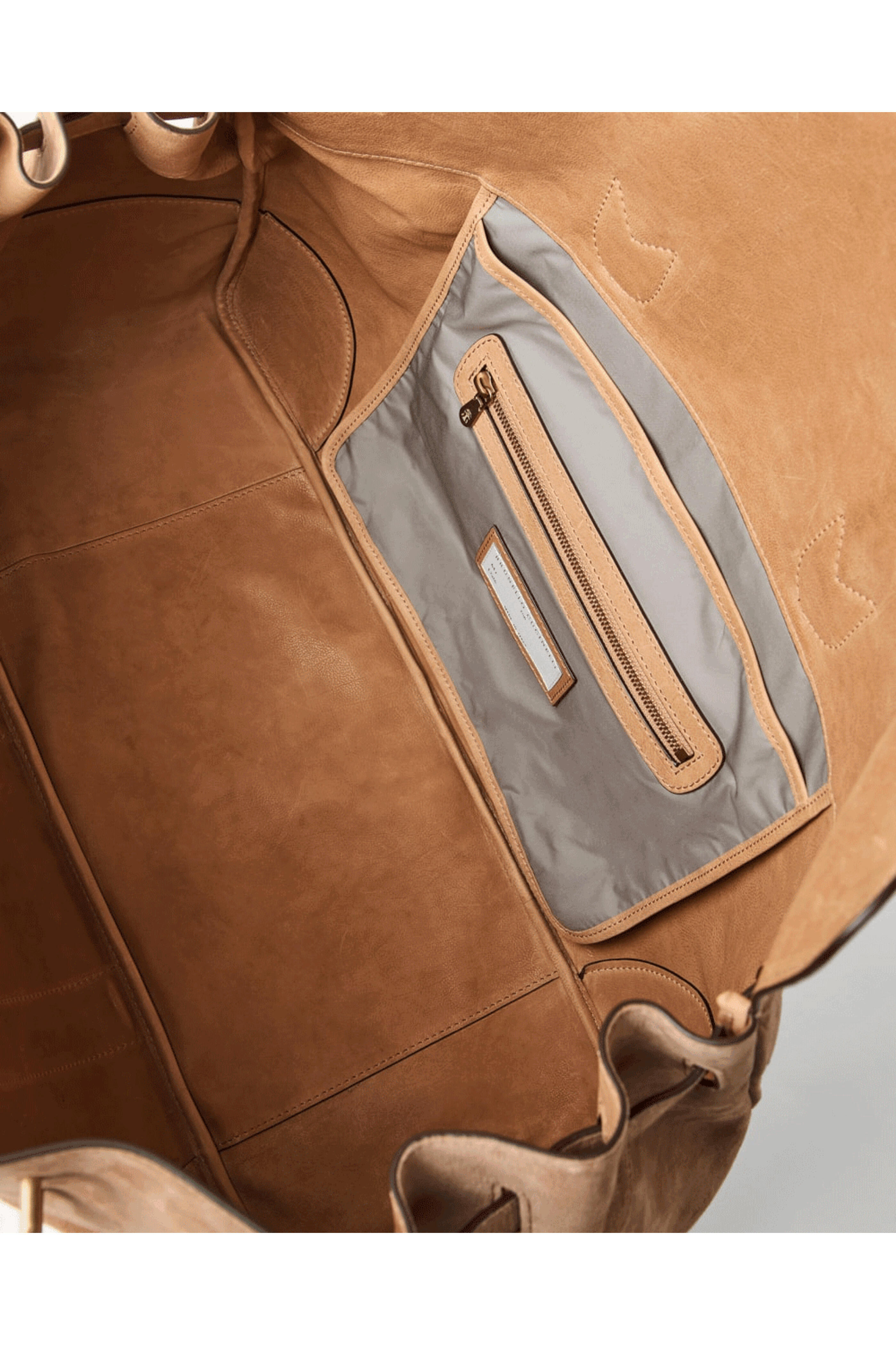 Brunello Cucinelli - Biscotto Calfskin Country Bag