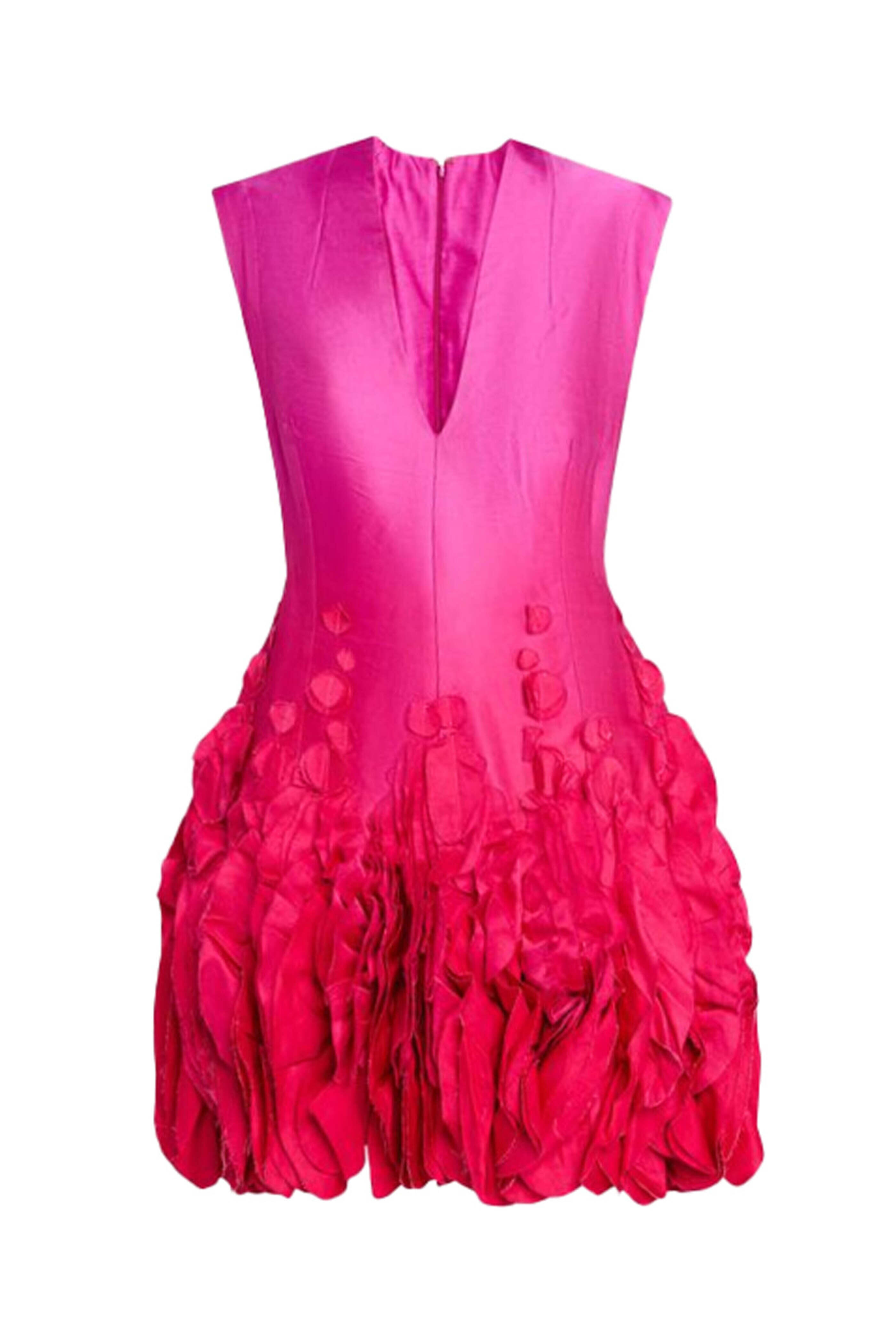 Acler - Raspberry Ombre Surrey Mini Dress