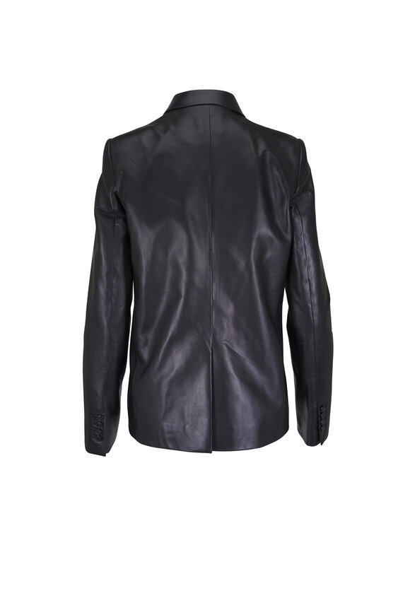 Khaite - Saraphina Black Leather Jacket