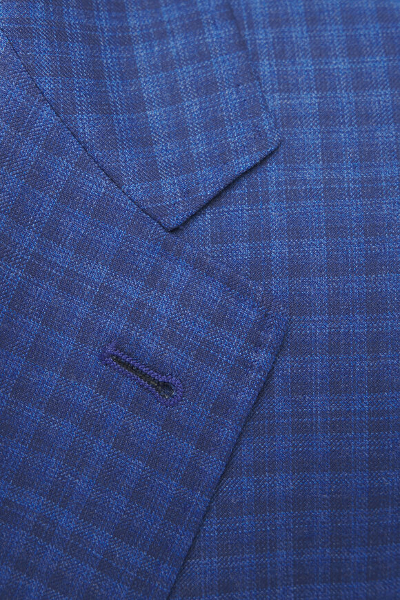 Canali - Kei Navy Check Sportcoat