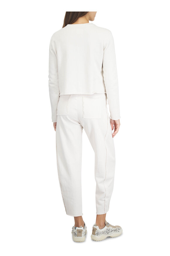 Frank & Eileen Jackie Eggshell Sweatshirt Cardigan - view 4
