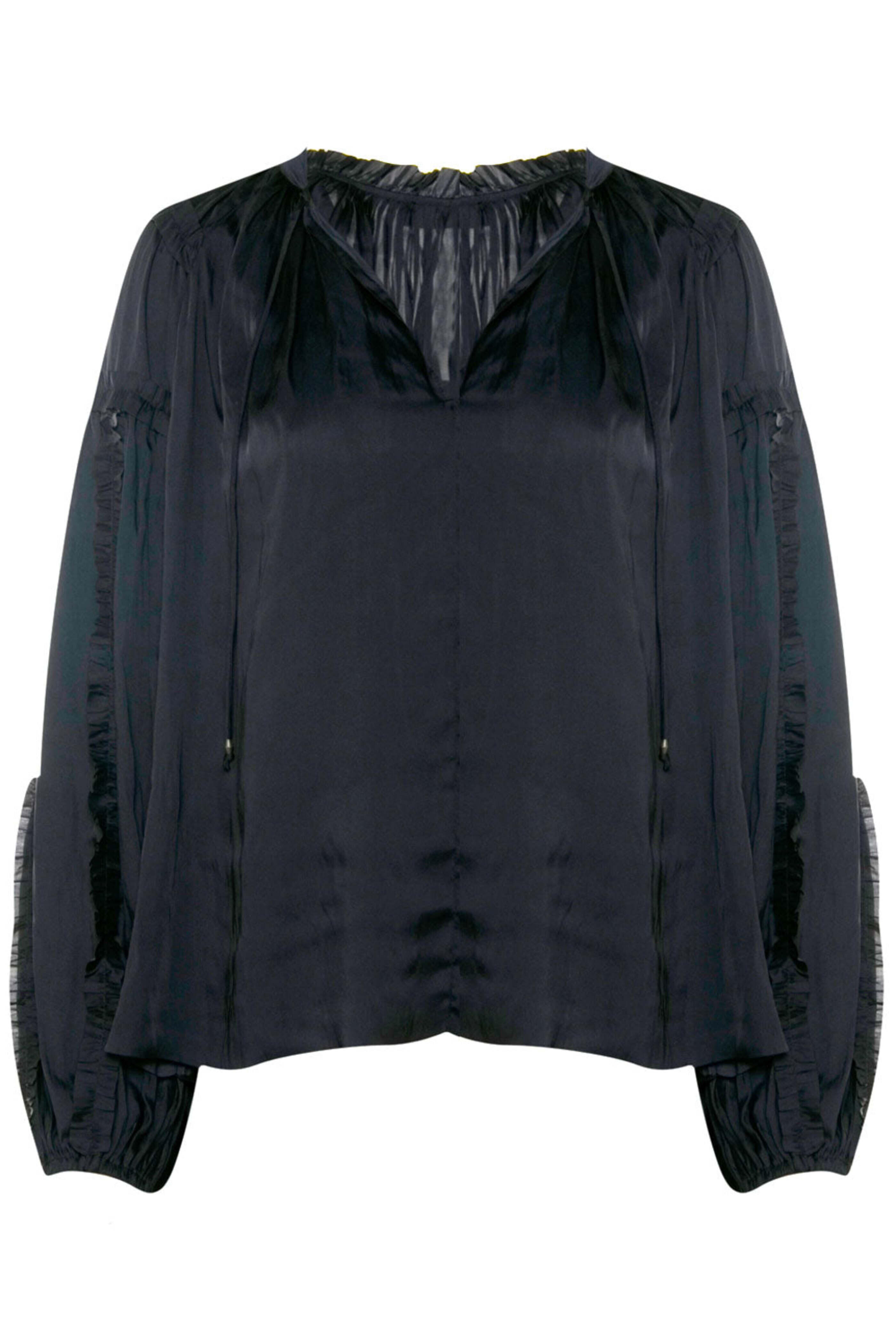 Ulla Johnson - Midnight Long Sleeve Maeve Blouse