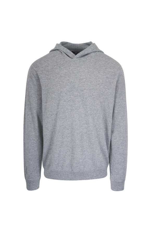 RLX Ralph Lauren Gray Cashmere Hoodie - view 1