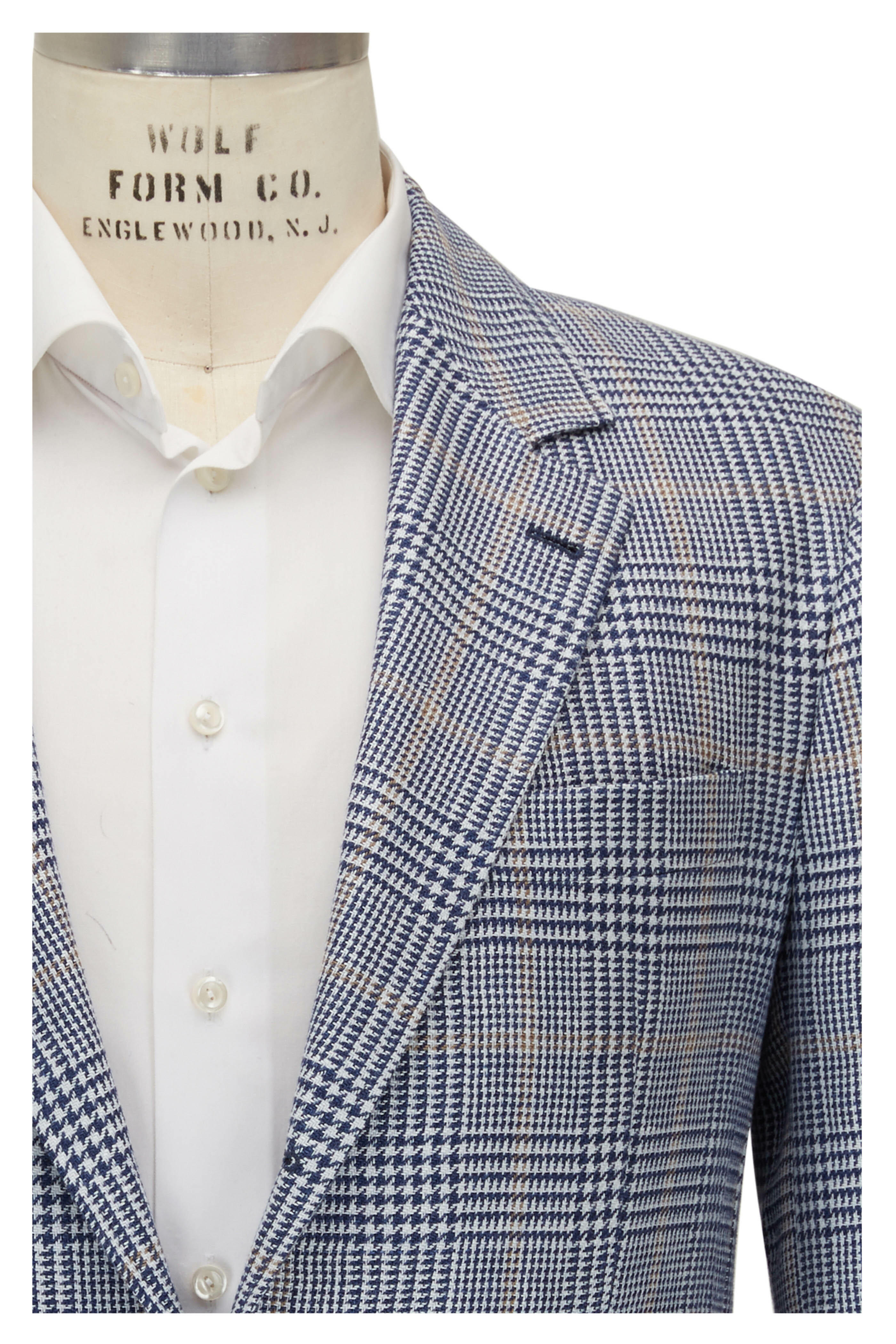 Brunello Cucinelli - Blue Prince Of Wales Sportcoat