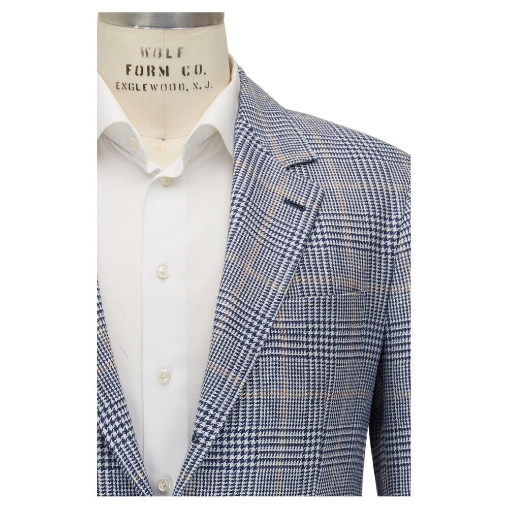 Brunello Cucinelli - Blue Prince Of Wales Sportcoat