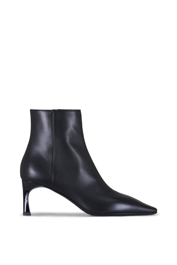 AGL Taylor Black Leather Bootie, 60mm - view 3