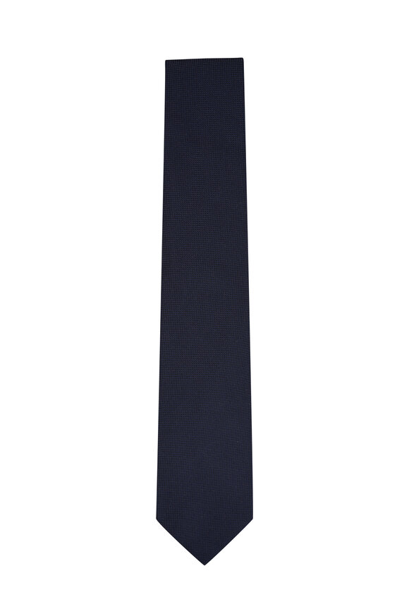 Tom Ford - Solid Navy Silk Necktie 