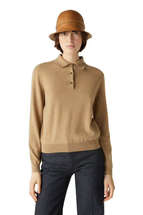 Loro Piana - Classic Camel Cashmere Polo 