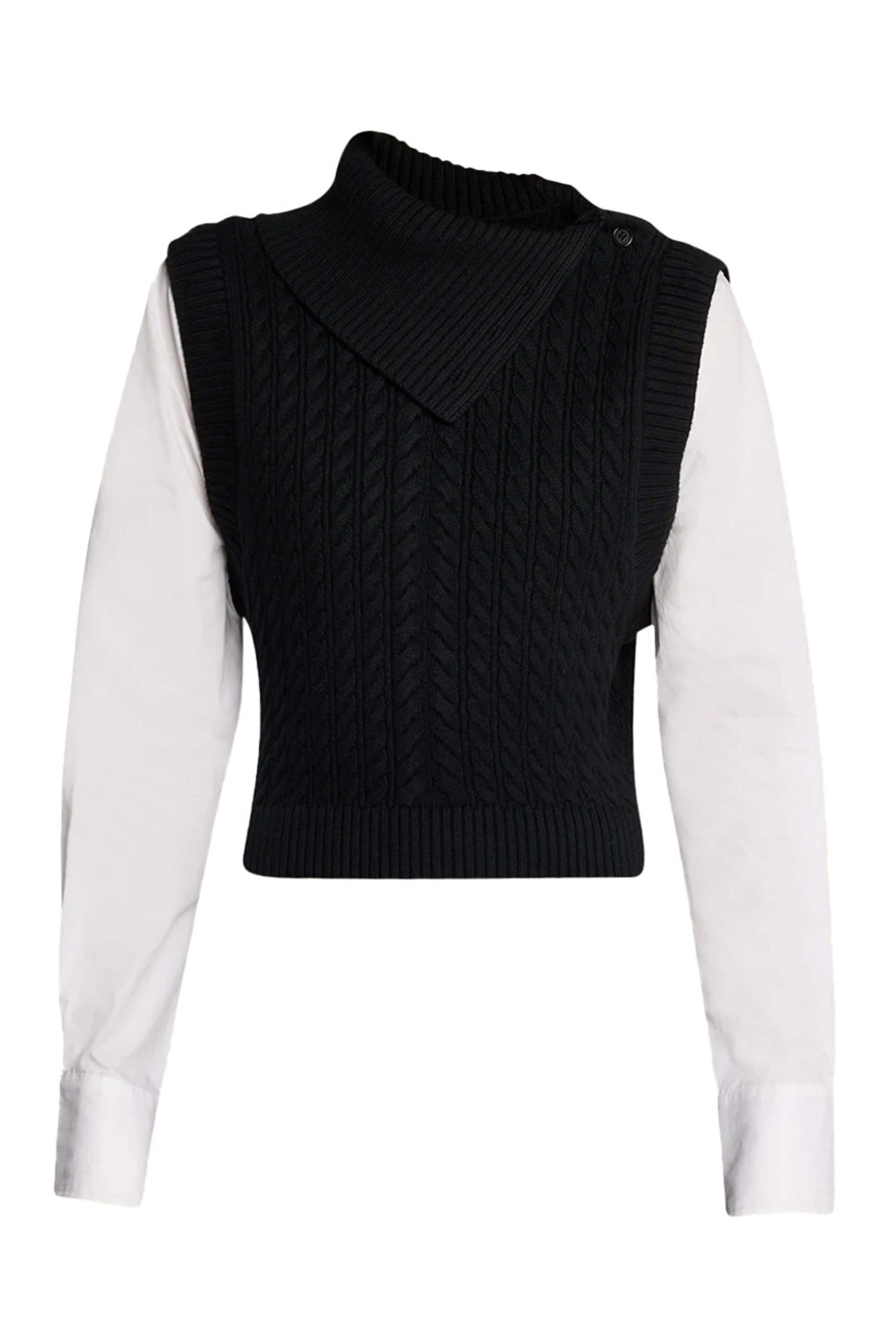 Simkhai - White Multi Linnea Long Sleeve Combo Pullover