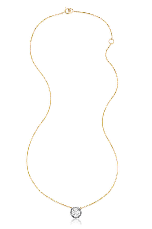 Nam Cho 18-karat Yellow Gold Diamond Pendant Necklace