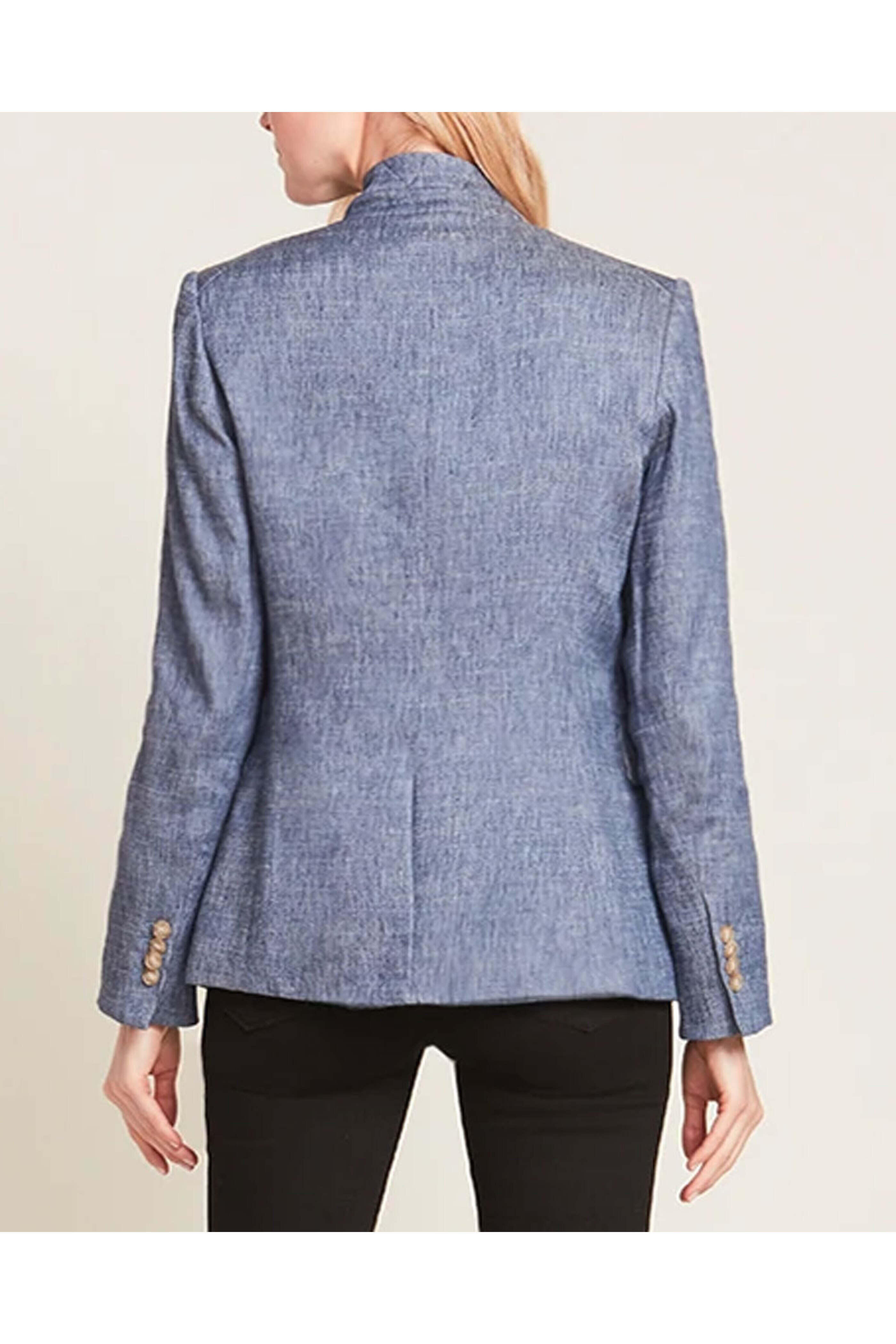 Veronica Beard - Blue Upcollar Dickey Jacket