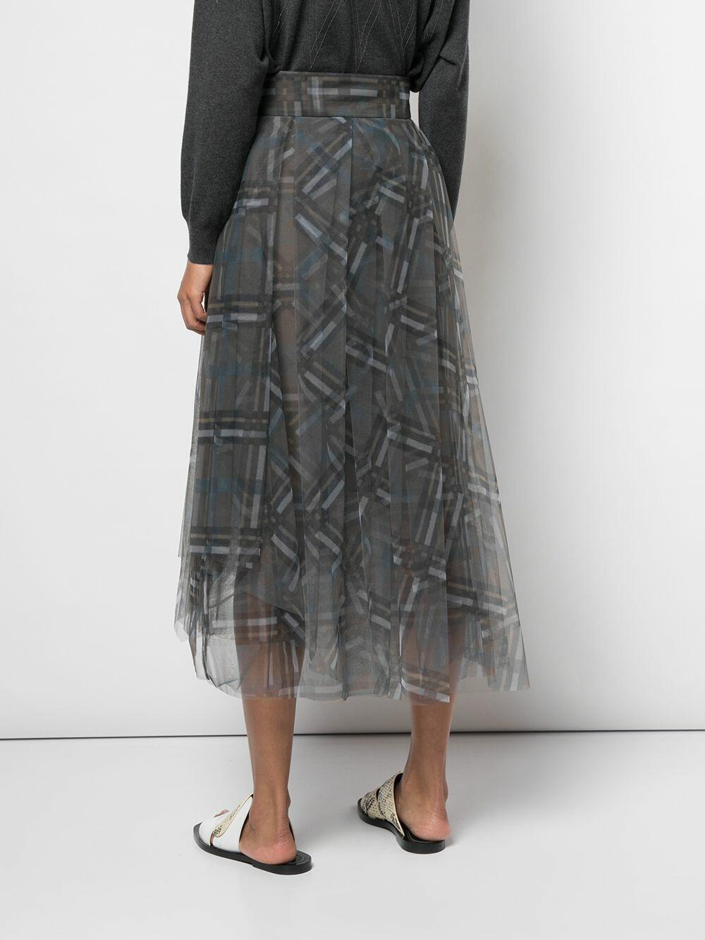 【送料&関税込】Brunello Cucinelli Tulle Skirt BRUNELLO CUCINELLI TULLE SKIRT, IT38 - Huntessa Luxury