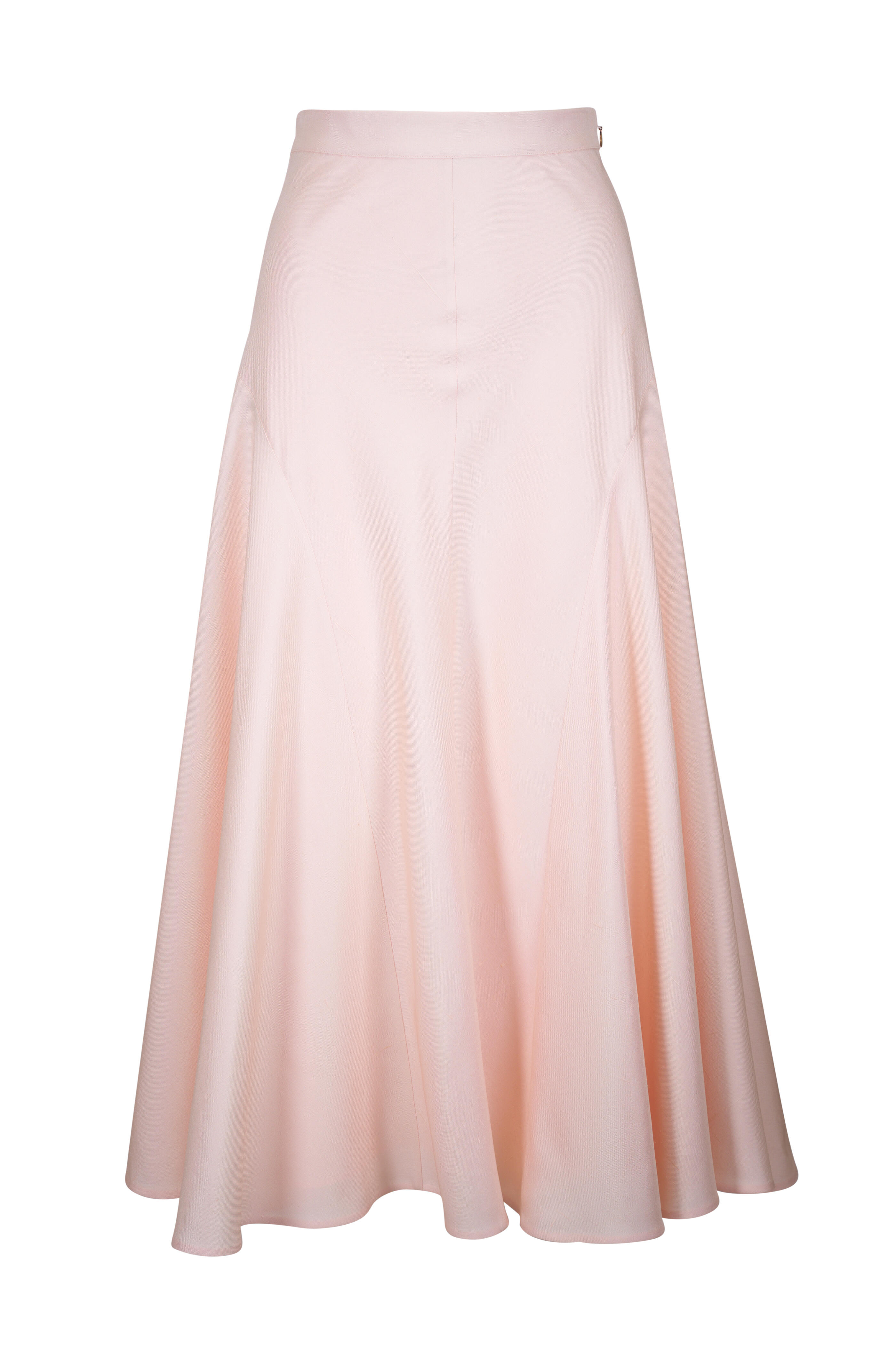 Loro Piana - Guistina Light Pink Silk Skirt | Mitchell Stores