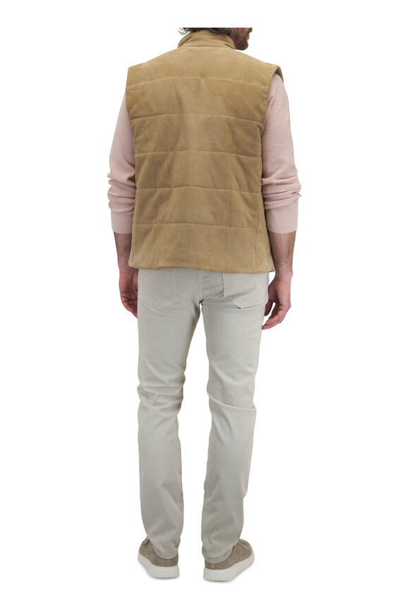Vince - Bristol Khaki Suede Vest