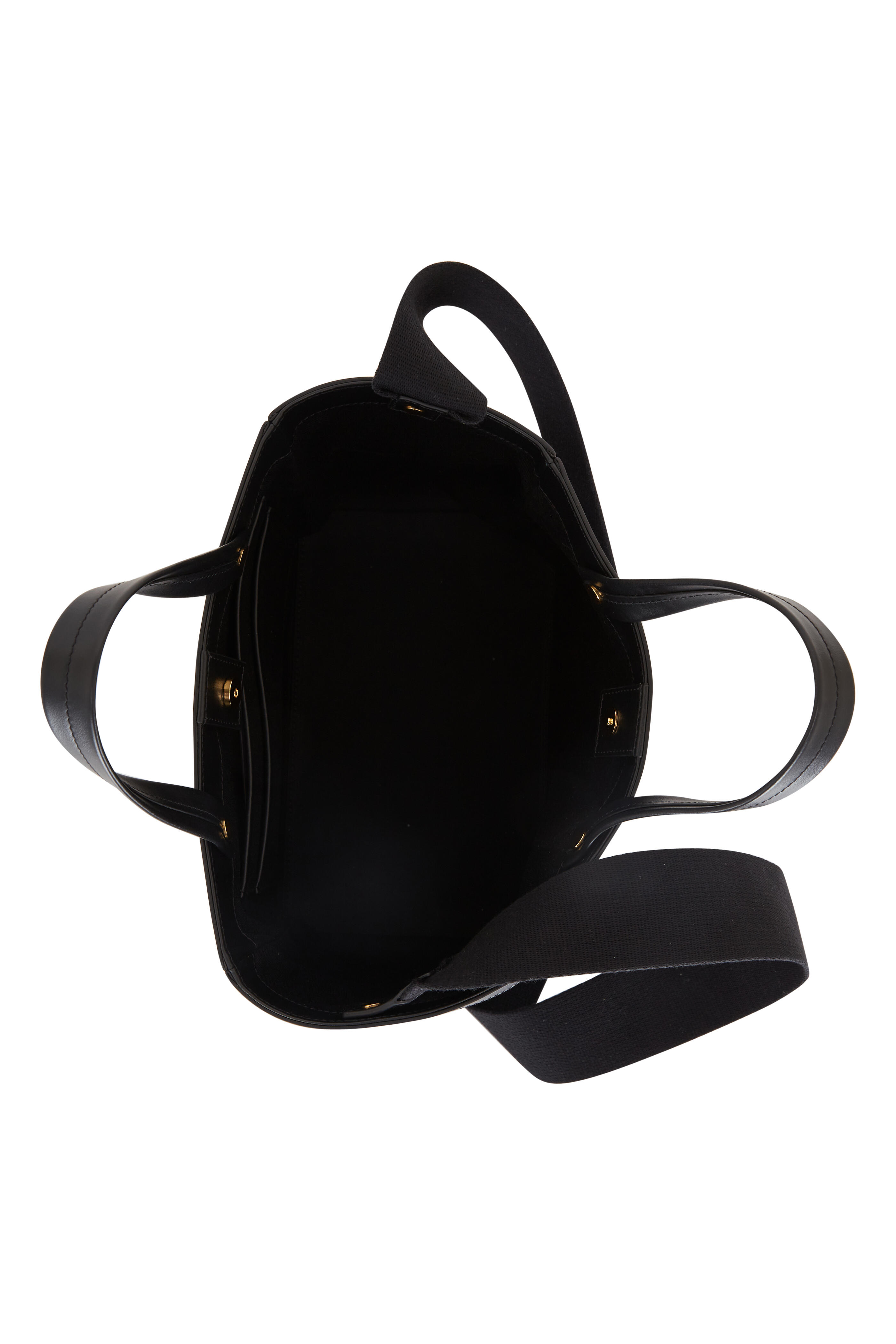 Tom Ford - Black Coated Denim Mini Tote