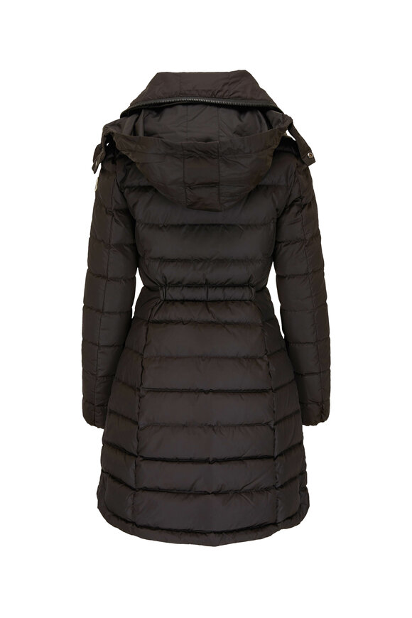 Moncler Flammette Black Zip-Away Hooded Puffer Jacket  - view 3