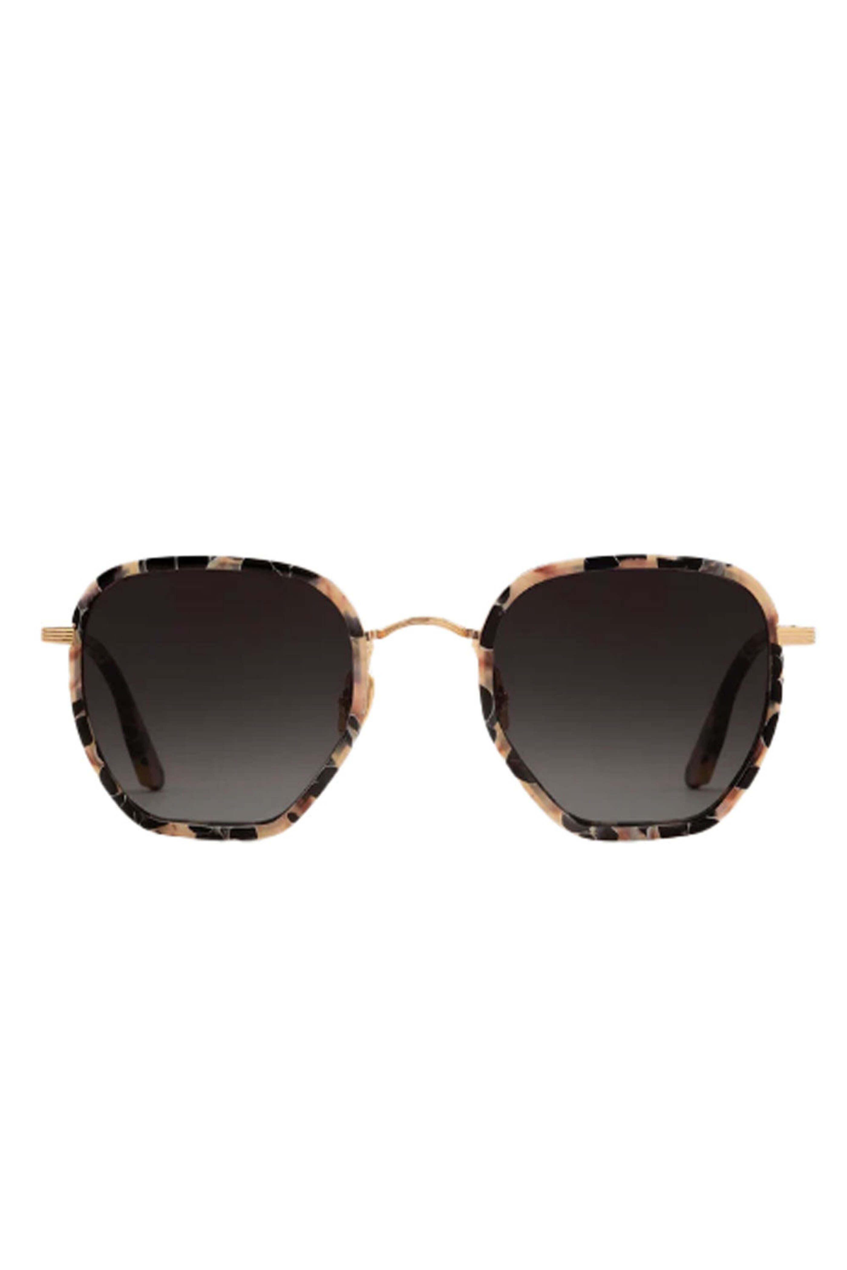 Krewe - Pascal Sunglasses in 18K Crema | Mitchell Stores display picture 1