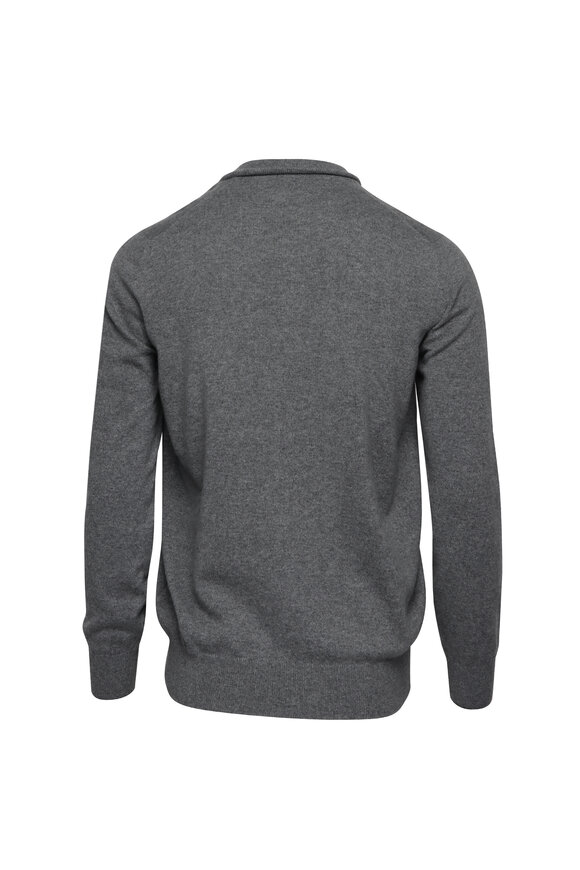 BRUNELLO CUCINELLI☆セーター☆最終価格！ Brunello Cucinelli - Medium Gray Wool & Cashmere Quarter Zip