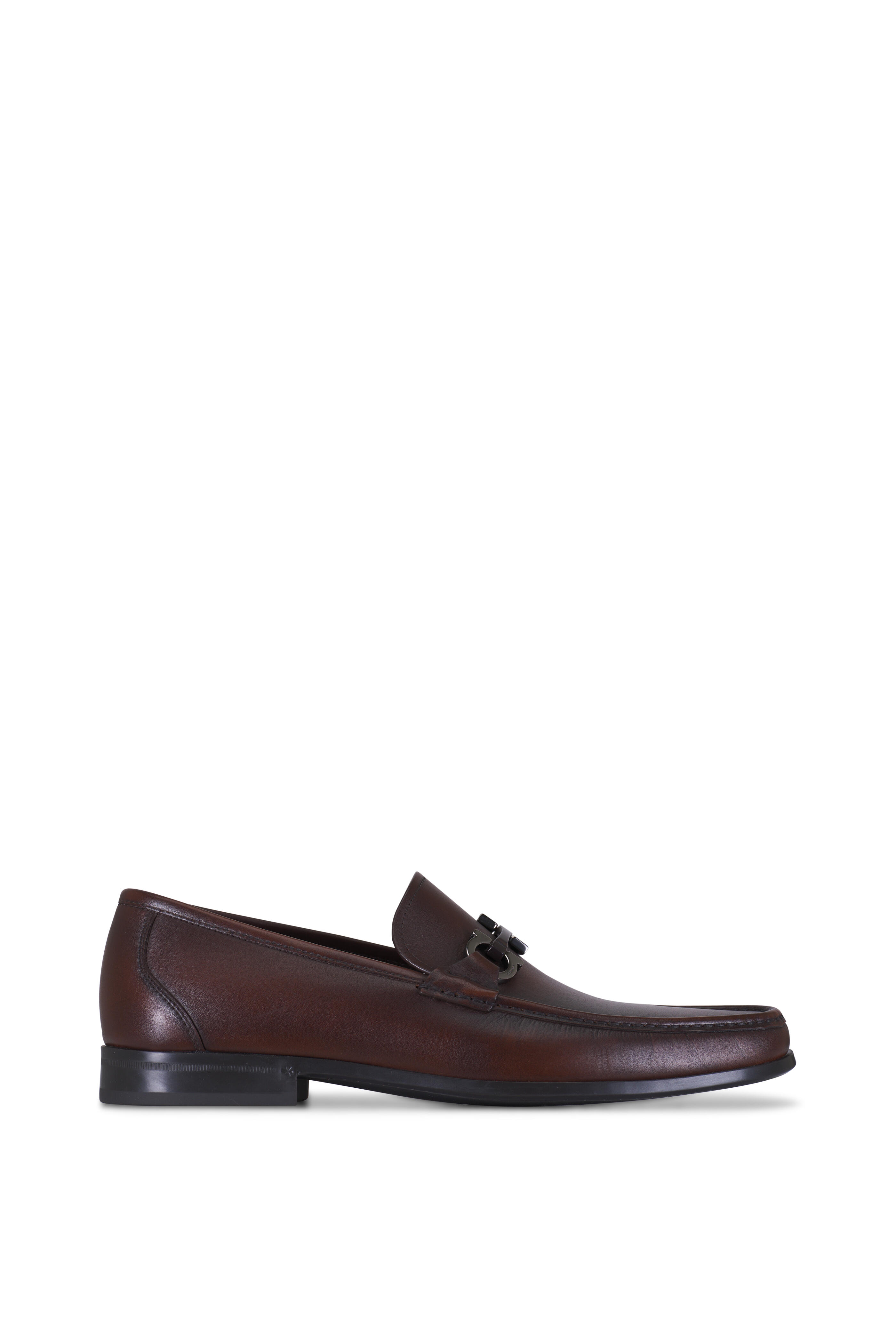 Ferragamo - Grandioso Dark Brown Leather Loafer