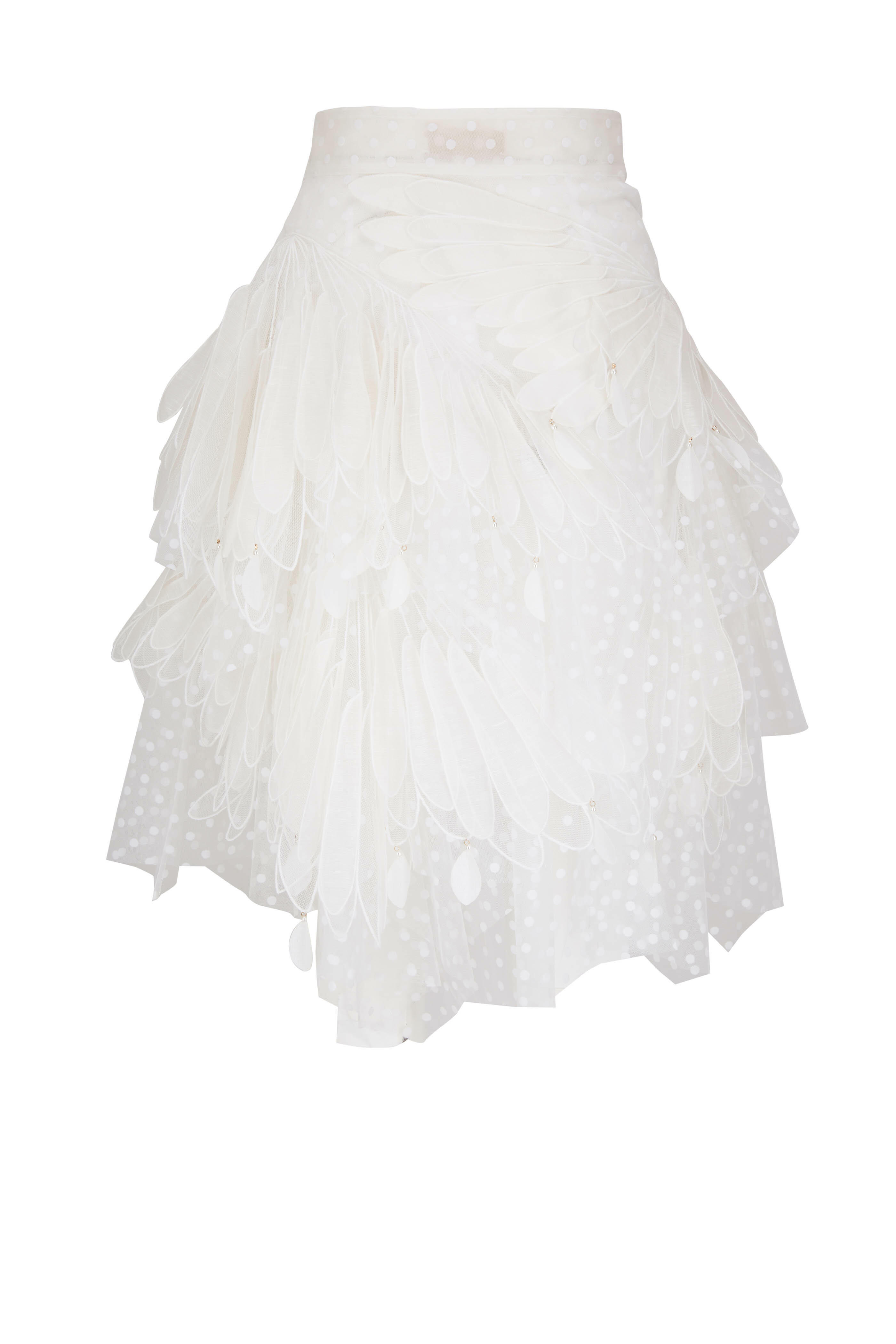 Be The Drama White Feather Trim Skirt – Shop the Mint