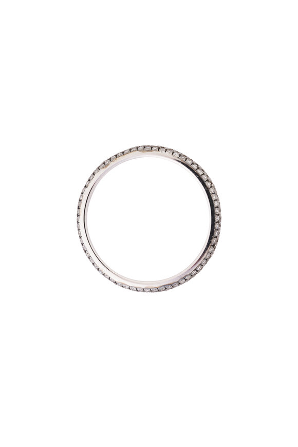 Kai Linz 14k White Gold Diamond Black Rhodium Ring - view 2