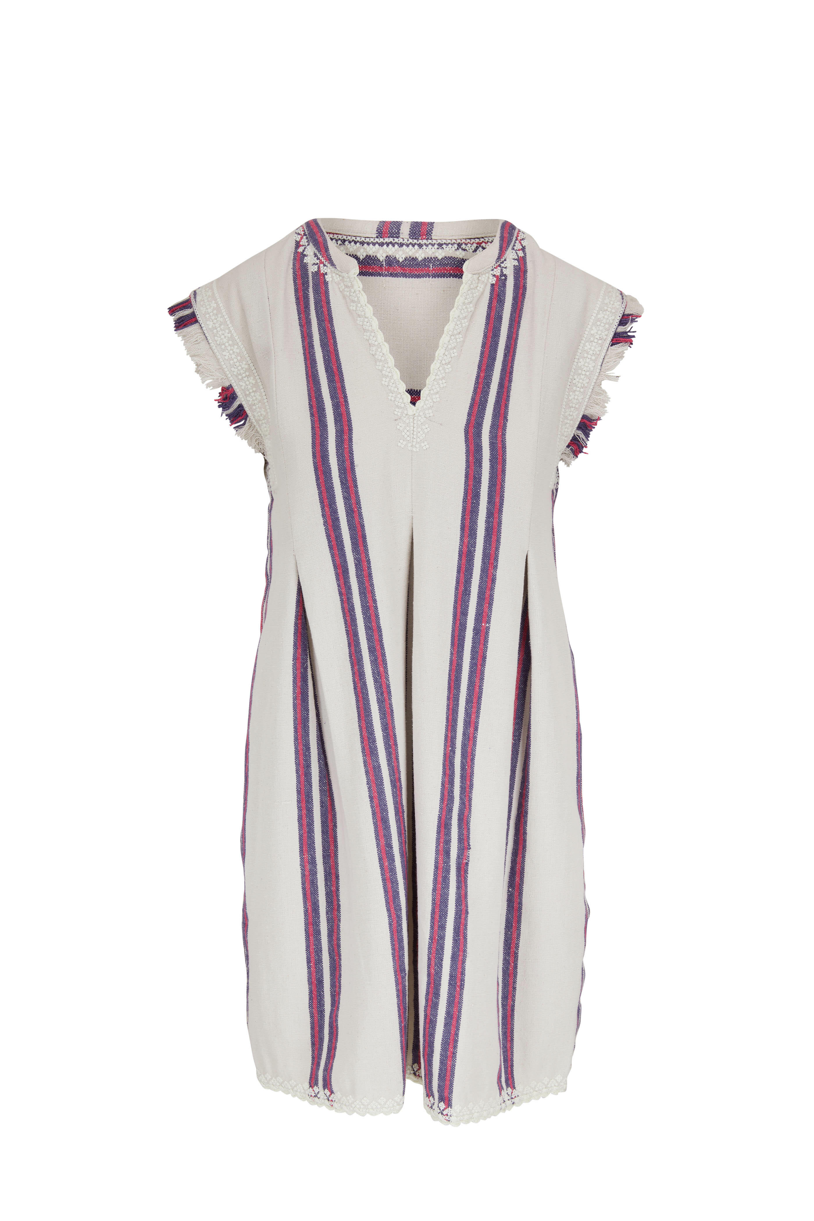 Faherty Brand - Baja French Rose Stripe Beach Tunic