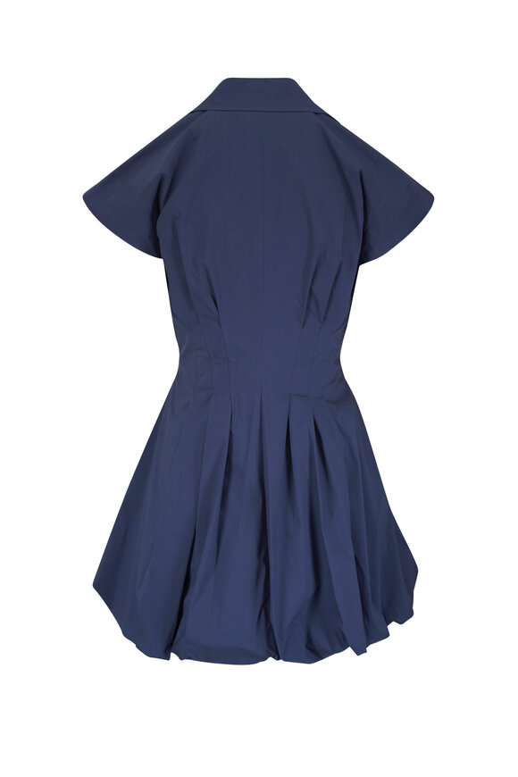 Simkhai Lirinne Navy Bubble Mini Dress - view 4