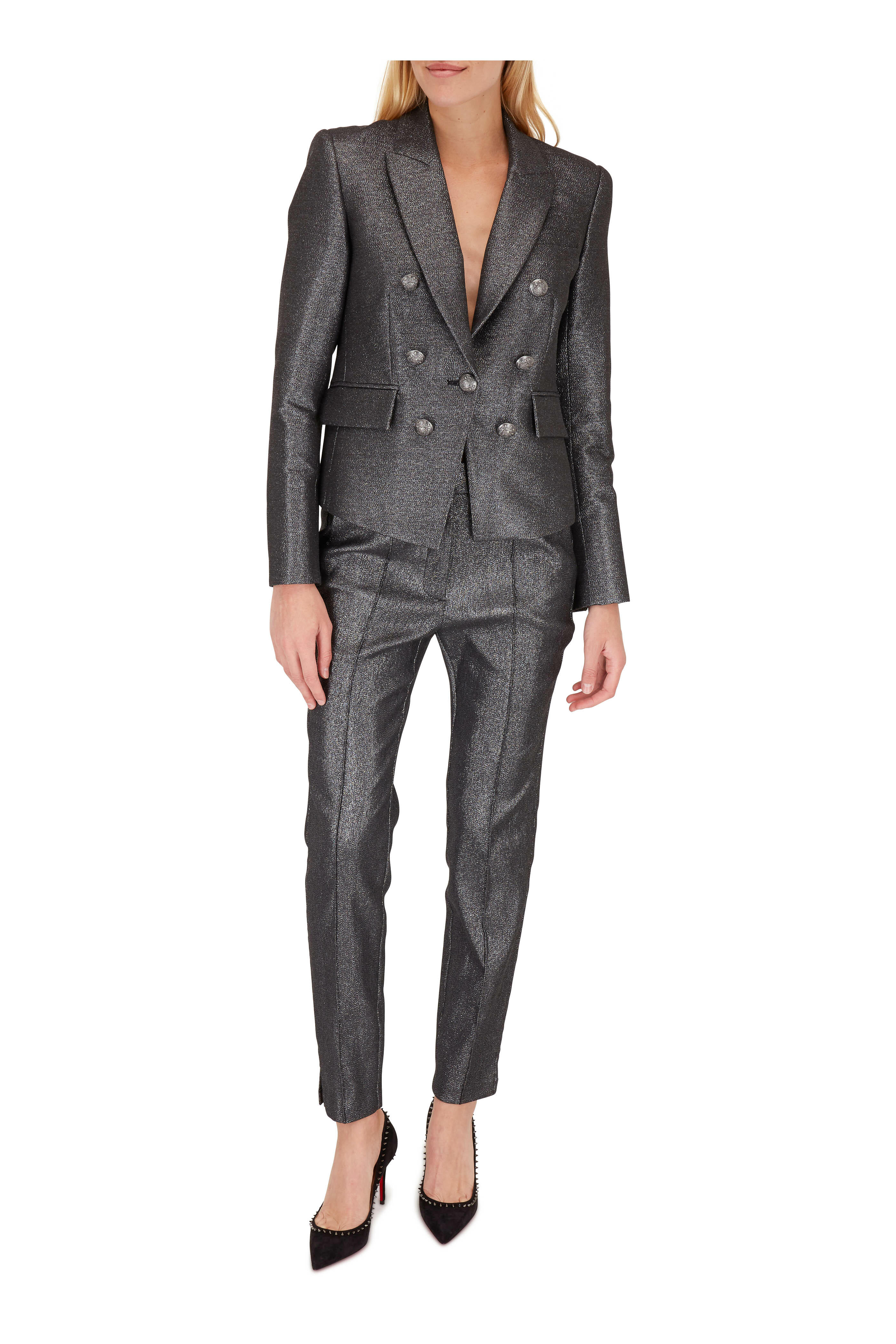 Christian Louboutin - Anjalina Black Suede Studded Pump, 85mm