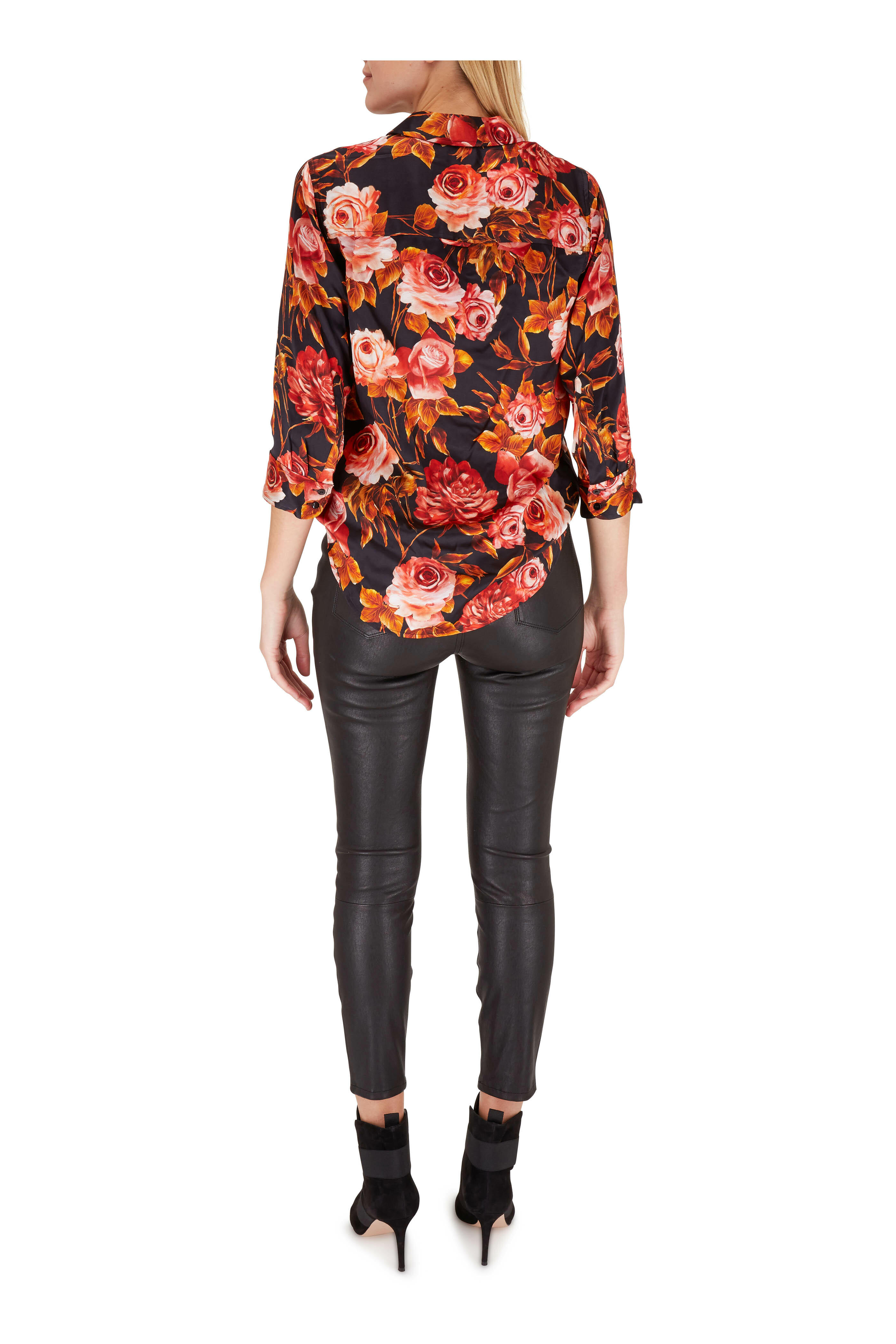 L'Agence - Adelaide Black Noir Leather Pant