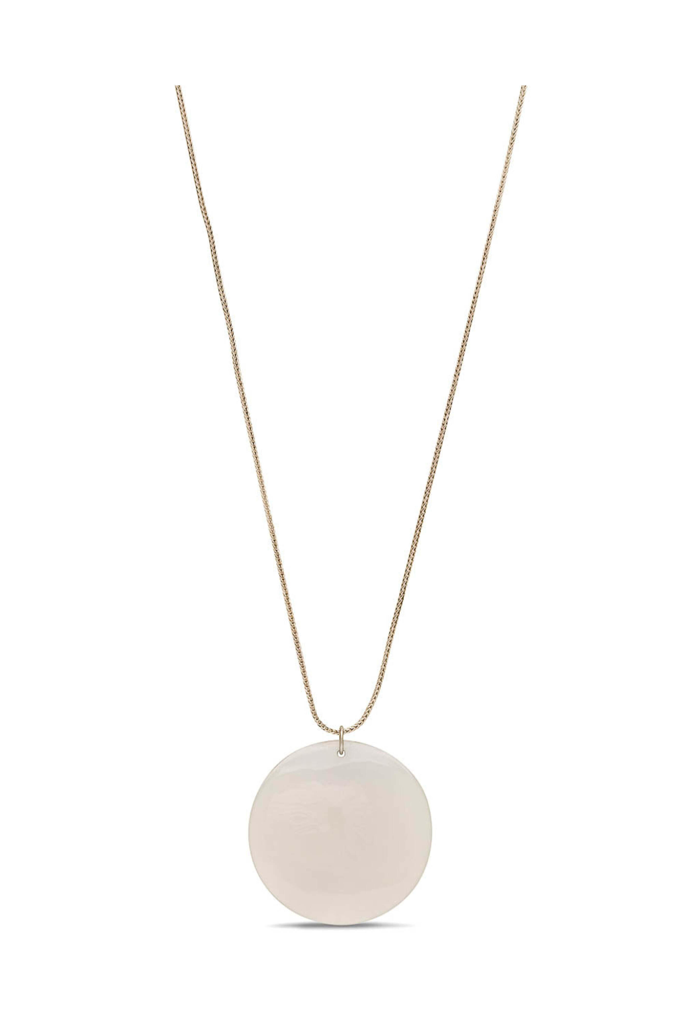 Ted Muehling - Sterling Silver Blue Chalcedony Pendant Necklace