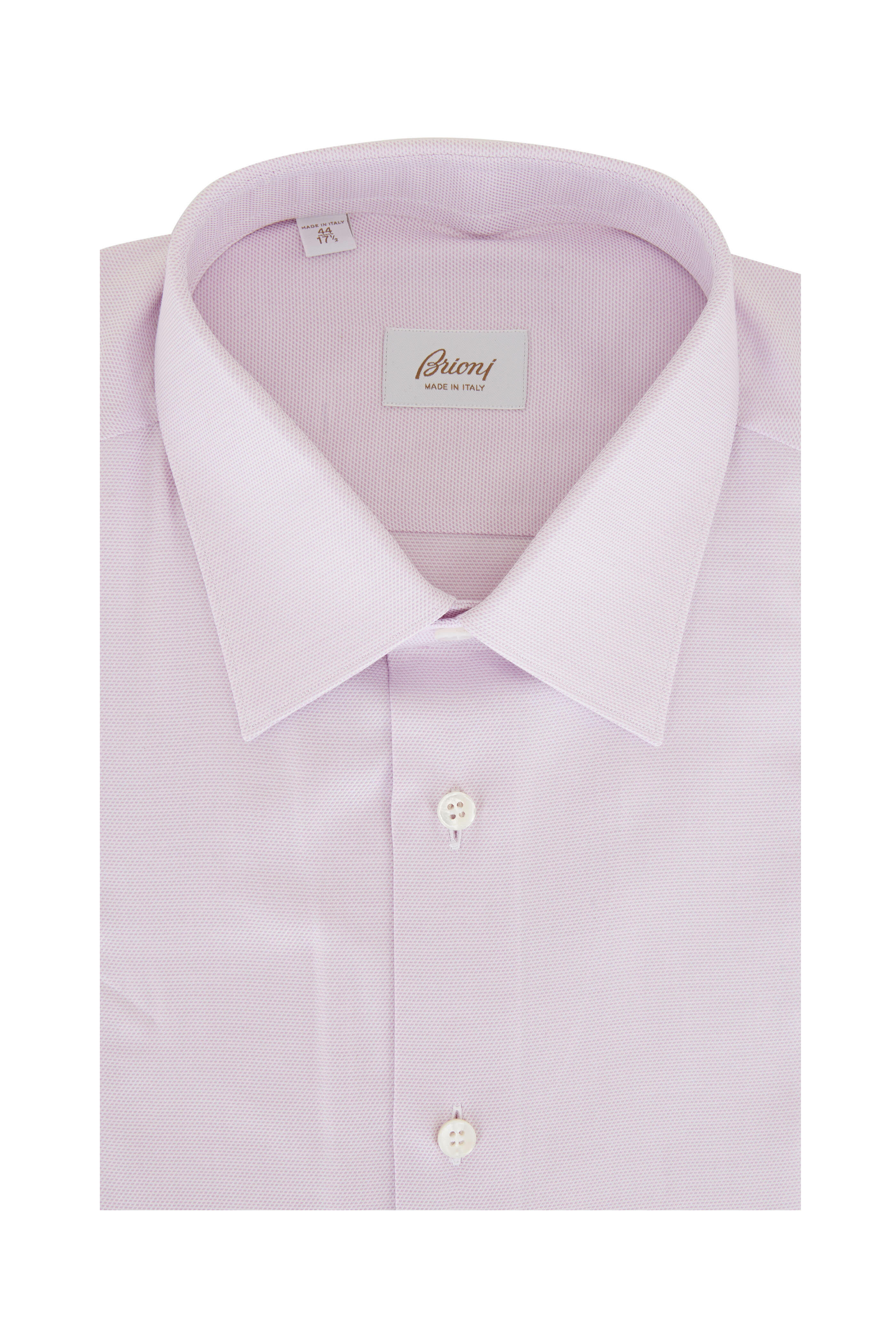 Brioni - Purple Textured Dress Shirt | Mitchell Stores