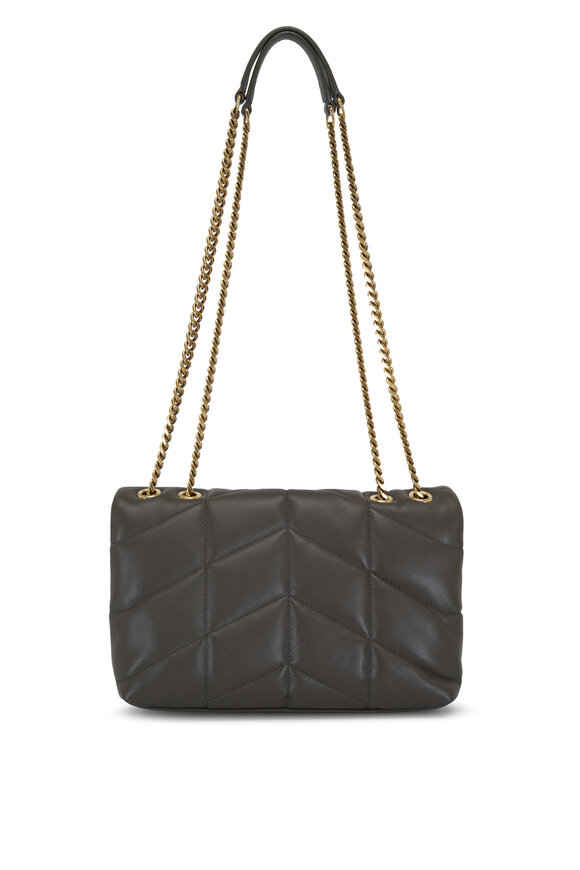 Saint Laurent - Toy Light Musk Puffer Quilted Leather Chain Bag 