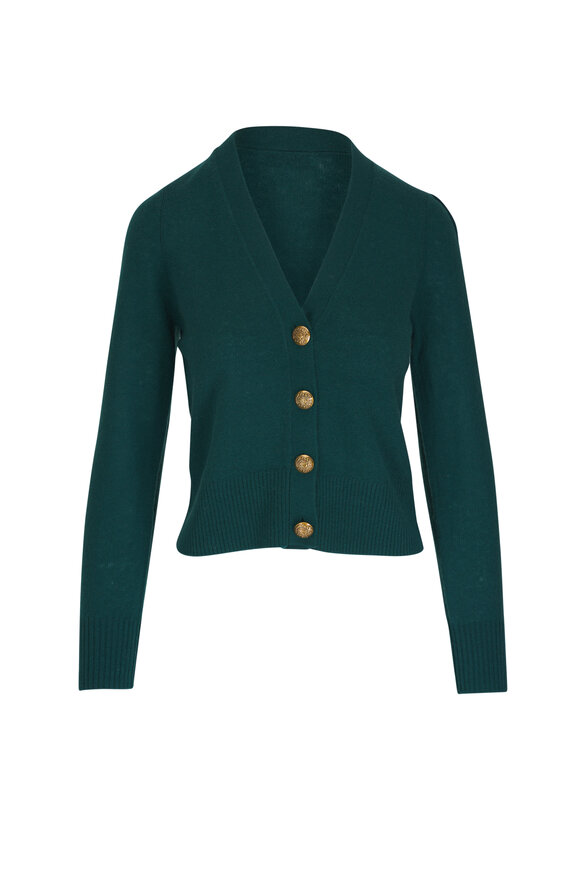 Veronica Beard - Solene Pine Cashmere Cardigan 