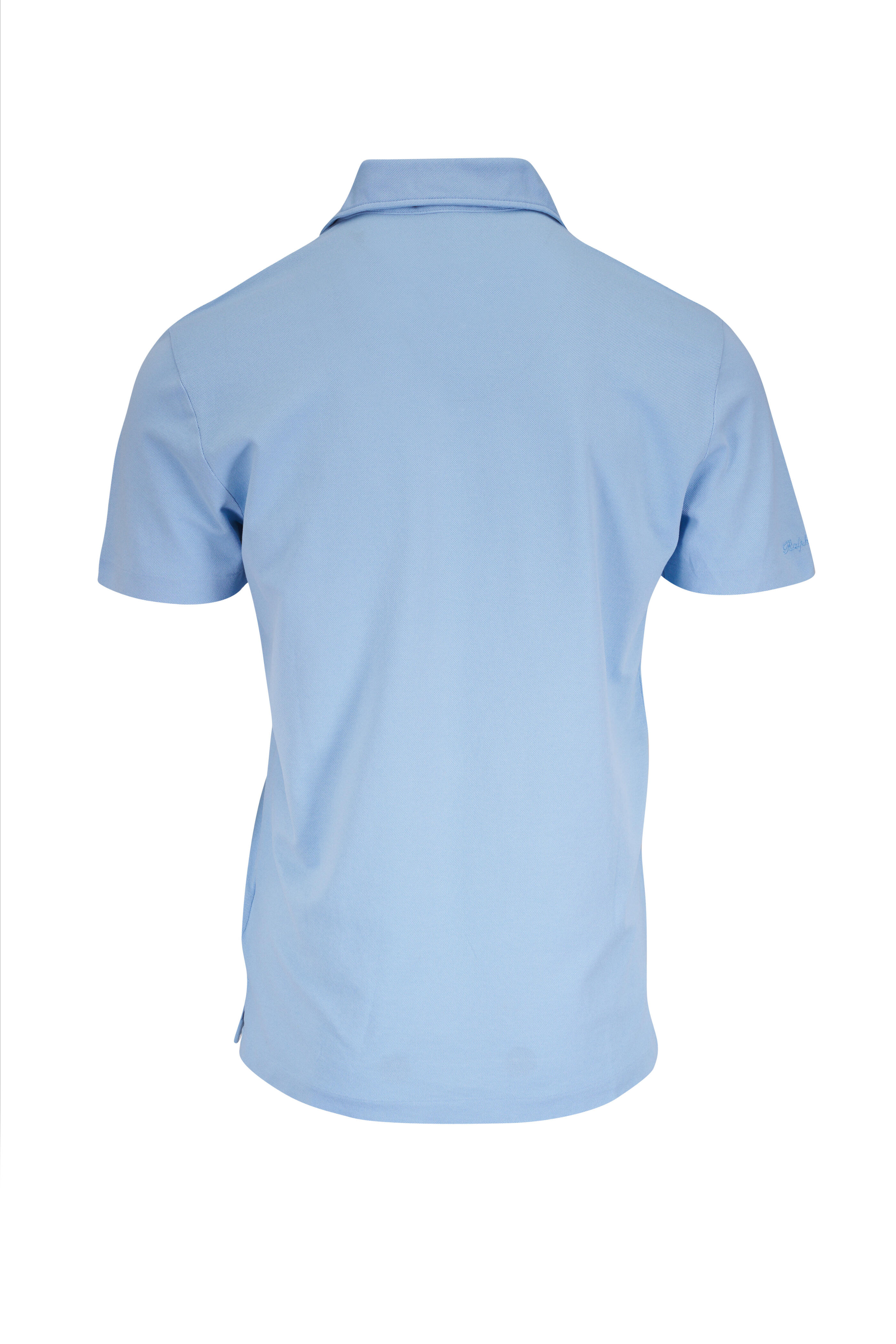 Ralph Lauren Purple Label - Chambray Blue Cotton Polo