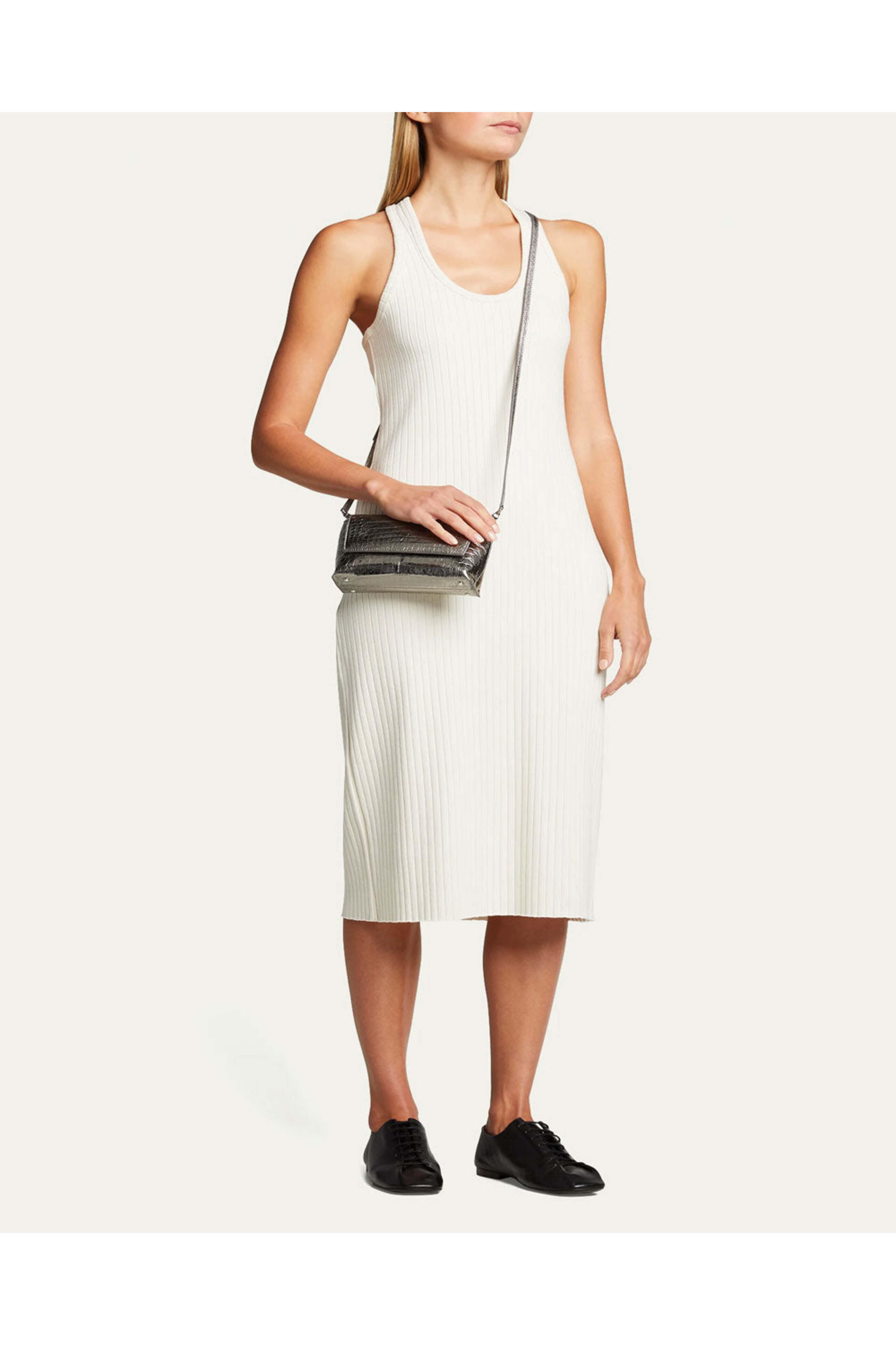 Maria Oliver - Croc Malala Bag in Anthracite