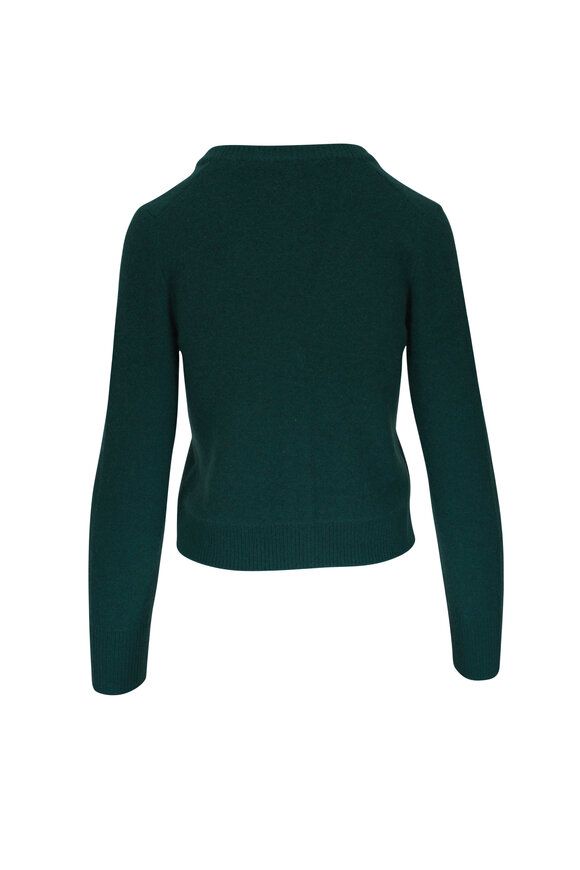 Vince - Heather Jade Lake Plush Boiled Cashmere Cardigan