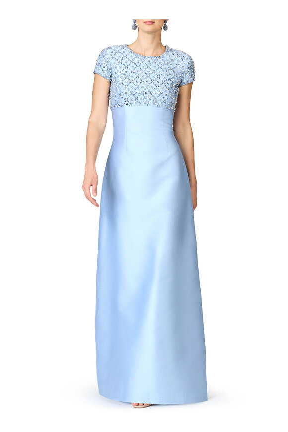 sachin babi blue dress Sachin & Babi Bonnie Gown