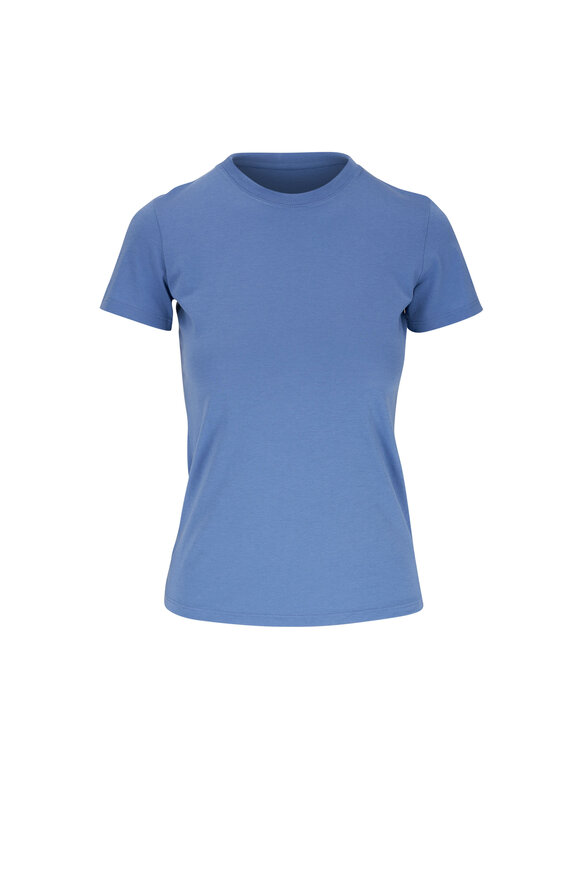 Vince Essential Blue Crewneck T-Shirt 