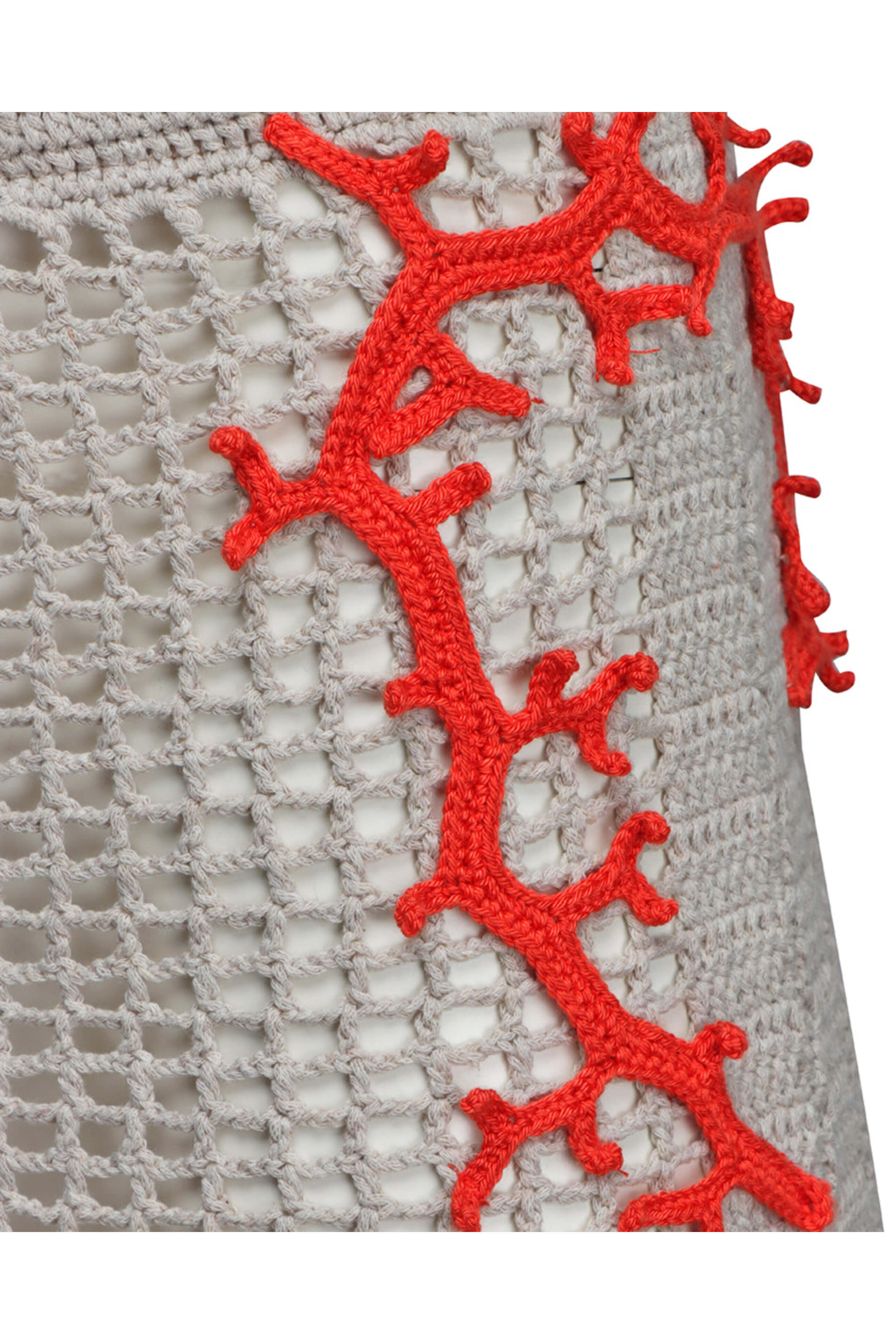 My Beachy Side - Stone Crochet Atlas Mini Skirt