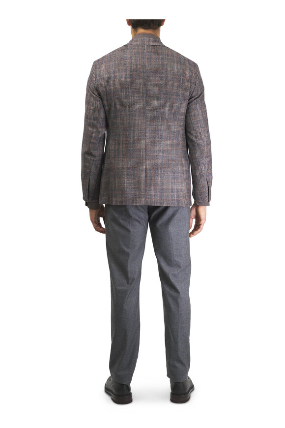 Marco Pescarolo Medium Gray Cashmere Five Pocket Pant - view 6