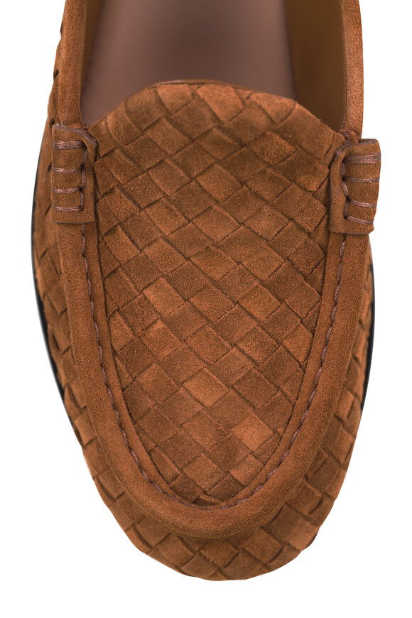Bottega Veneta Silenzio Caramel Soft Suede Loafer - view 5