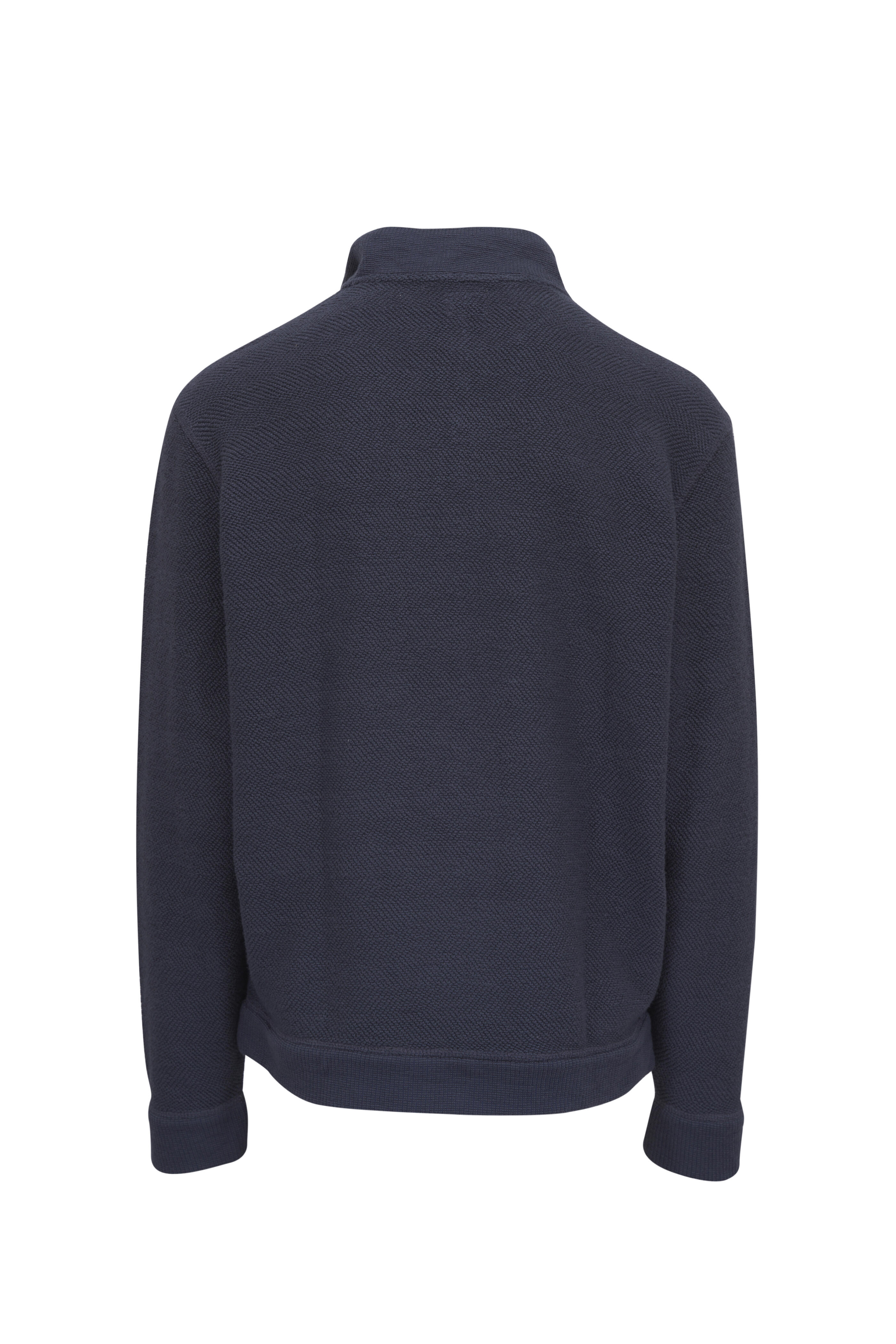 Faherty Brand - Whitewater Fjord Navy Quarter Zip Pullover