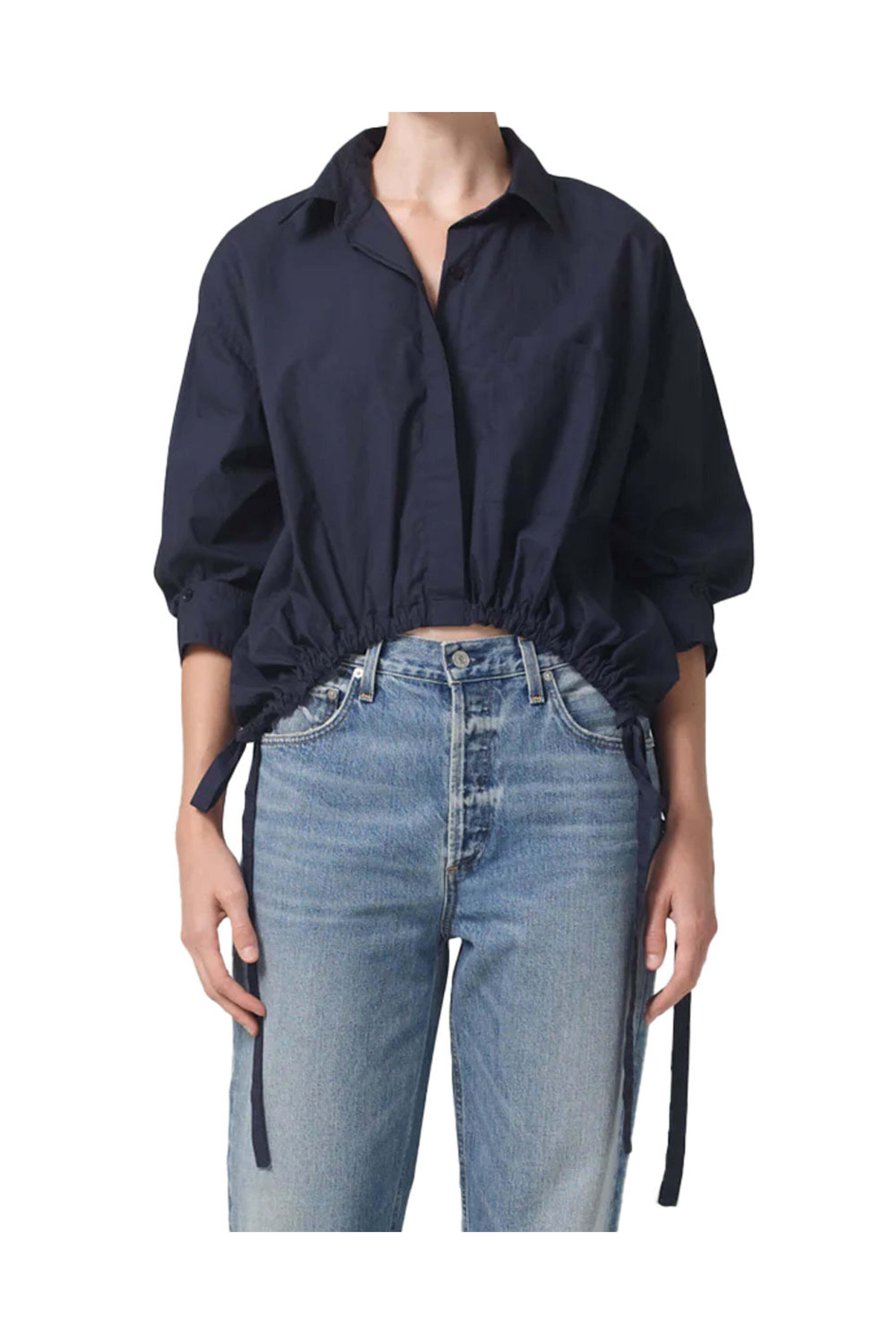 Citizens of Humanity - Navy Drawstring Alexandra Shirt