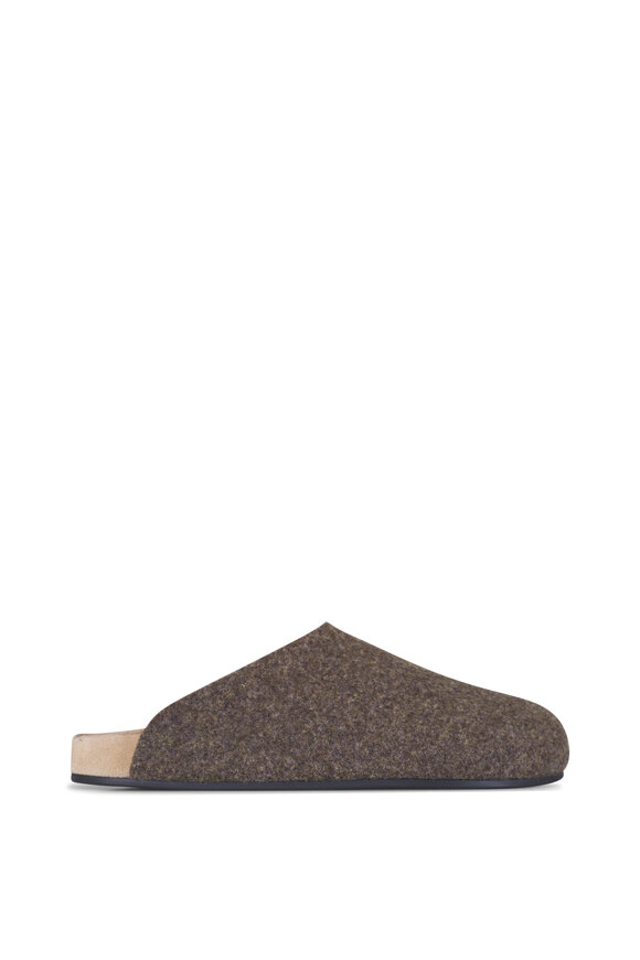 The Row Hudson Two Brown Wool Mule - view 2