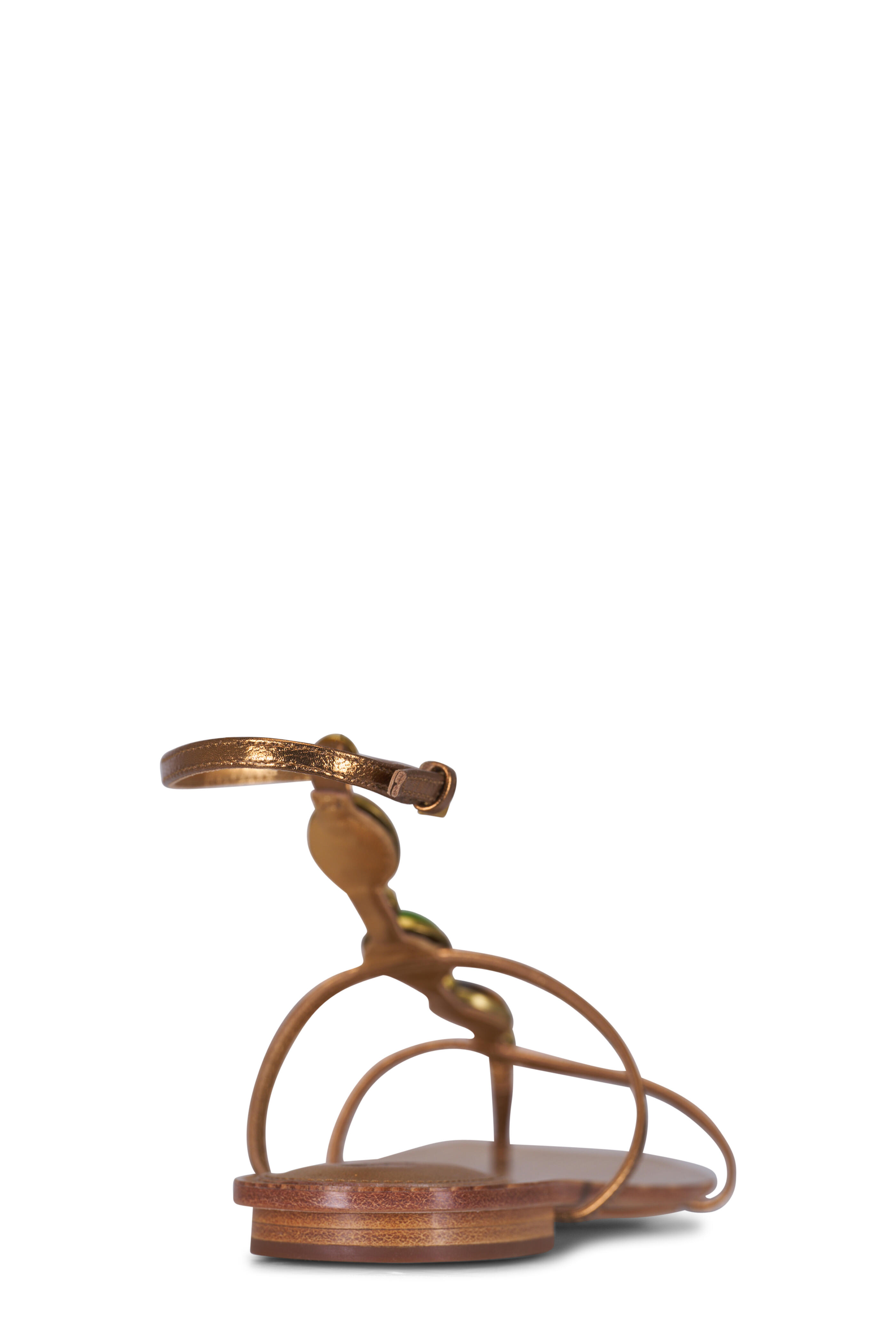 Veronica Beard - Alba Gold Gemstone Sandal | Mitchell Stores