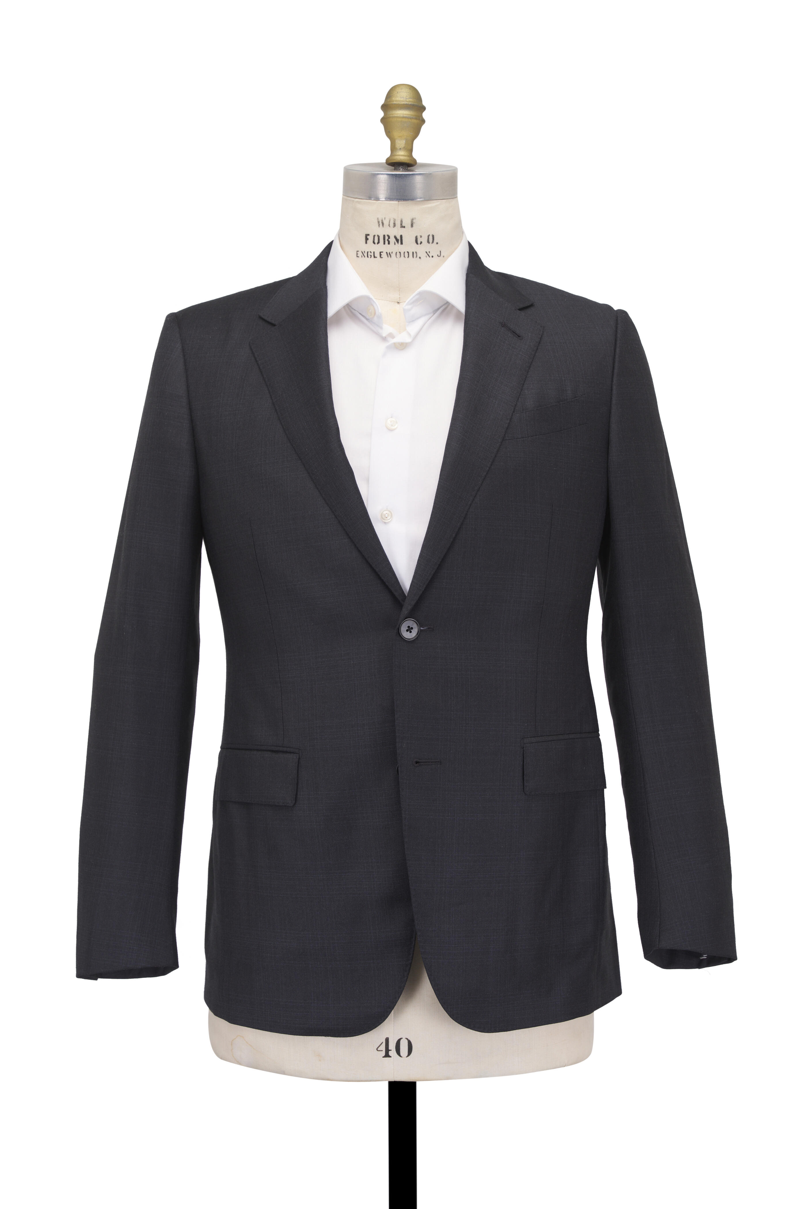 Zegna - Trofeo Black Plaid Wool Suit