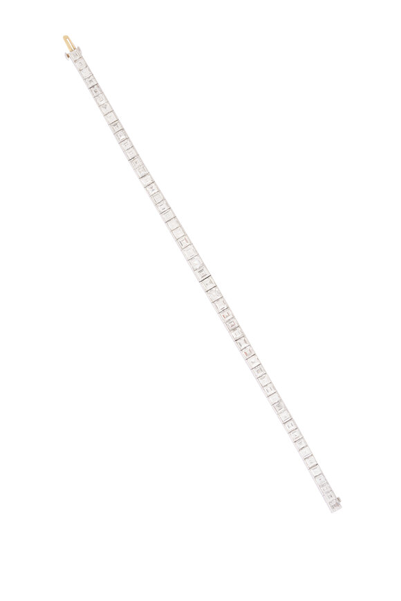Lowy & Co Ascher Cut Diamond Tennis Bracelet - view 1