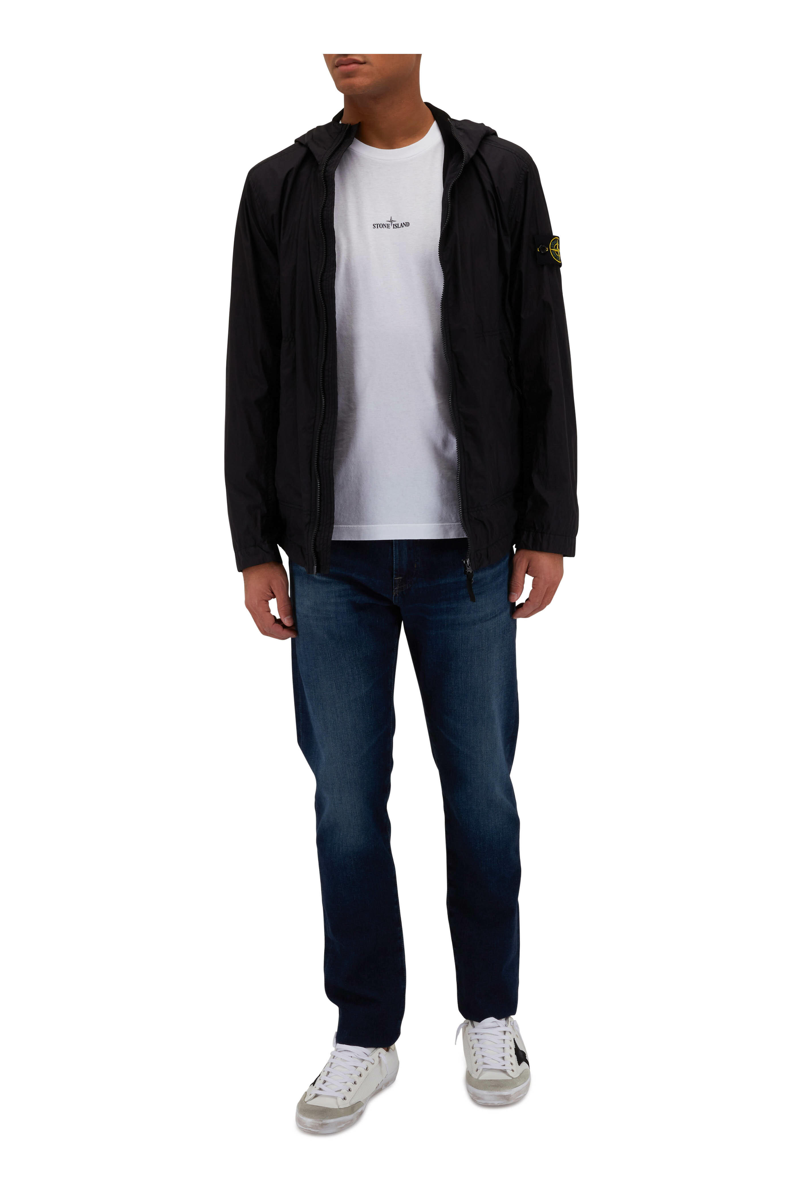 Golden Goose - Superstar White & Black Classic Net Sneaker